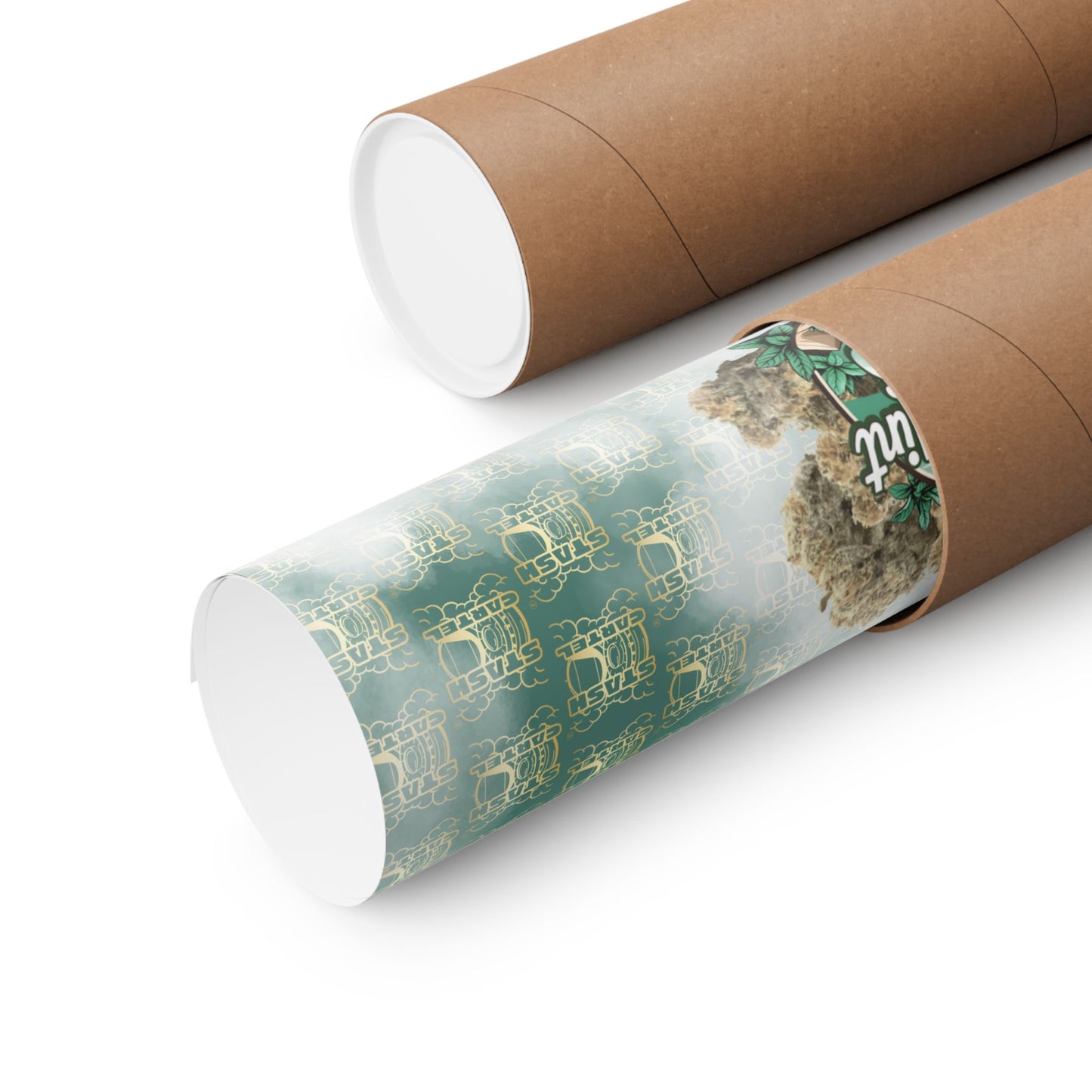 🏛️🌿 "Governmint Oasis" Hybrid Poster – Creamy Citrus Royalty