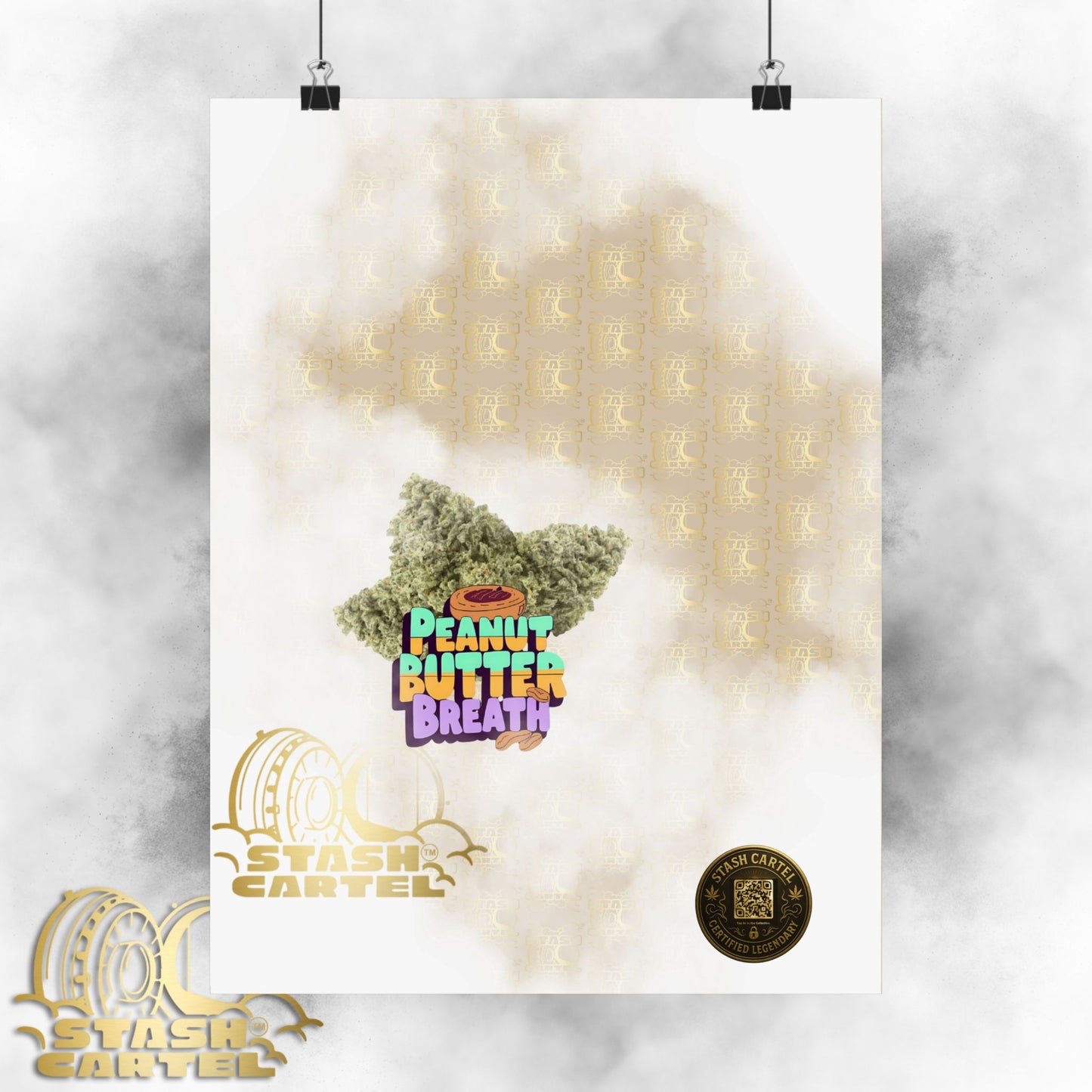 🥜🫁 Peanut Butter Breath Poster – Funky Hybrid Wall Poster for the Flavor Weirdos