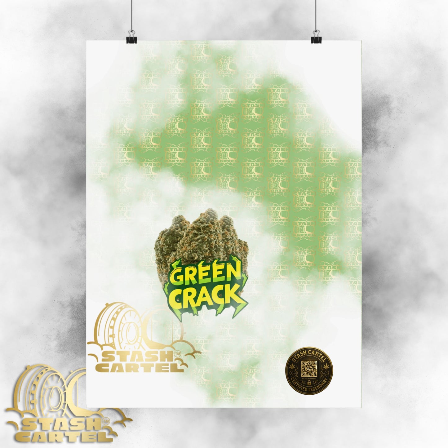 ⚡ "Green Crack" High-Energy Sativa Poster Print