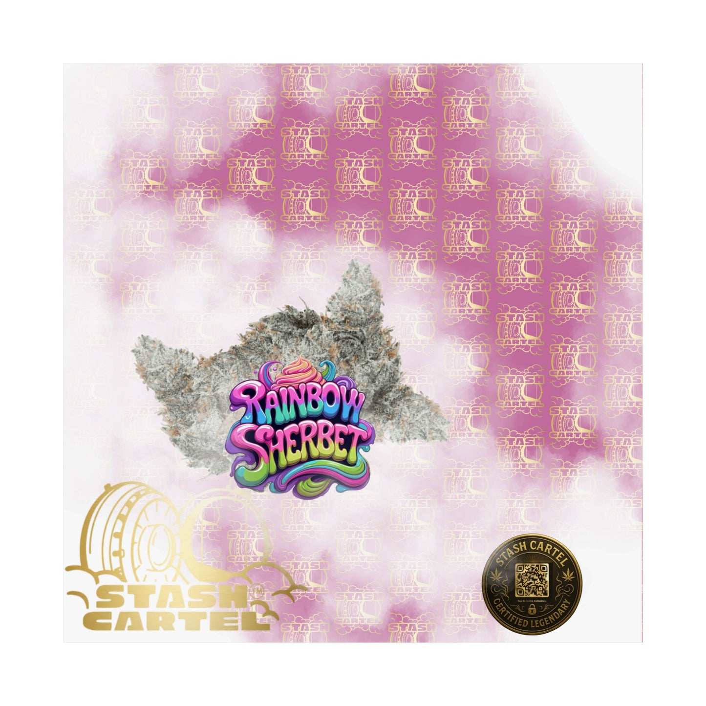 🍧 "Rainbow Sherbet" Fruit-Funk Balanced Hybrid Poster