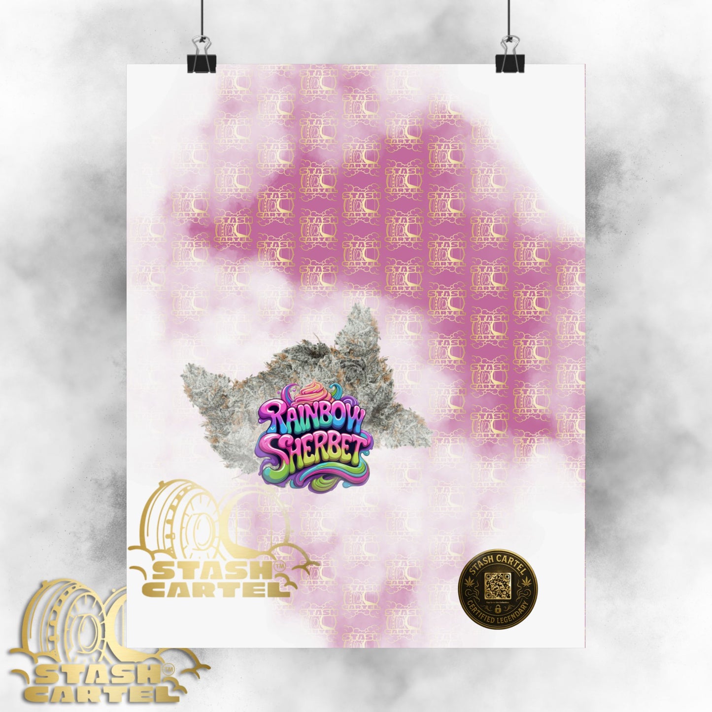 🍧 "Rainbow Sherbet" Fruit-Funk Balanced Hybrid Poster