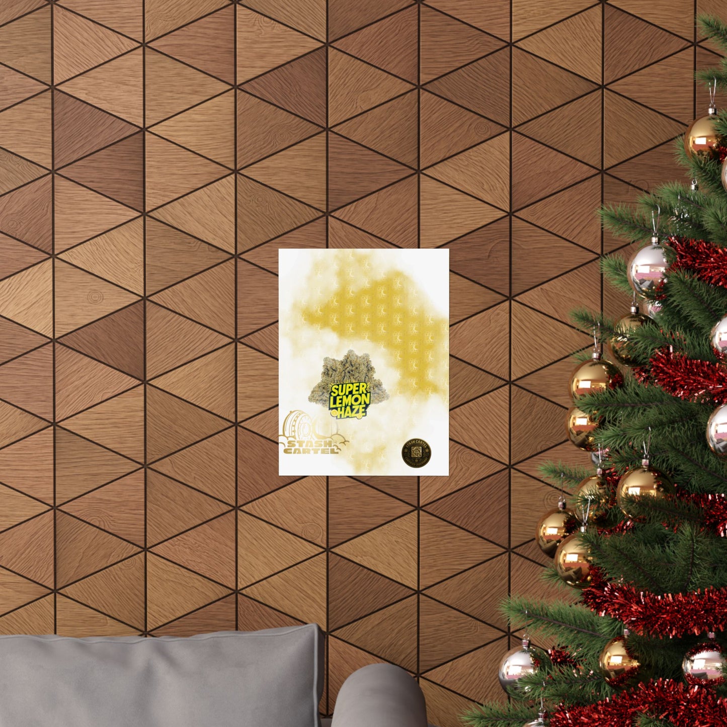 🍋 "Super Lemon Haze" Electric Citrus Sativa Poster