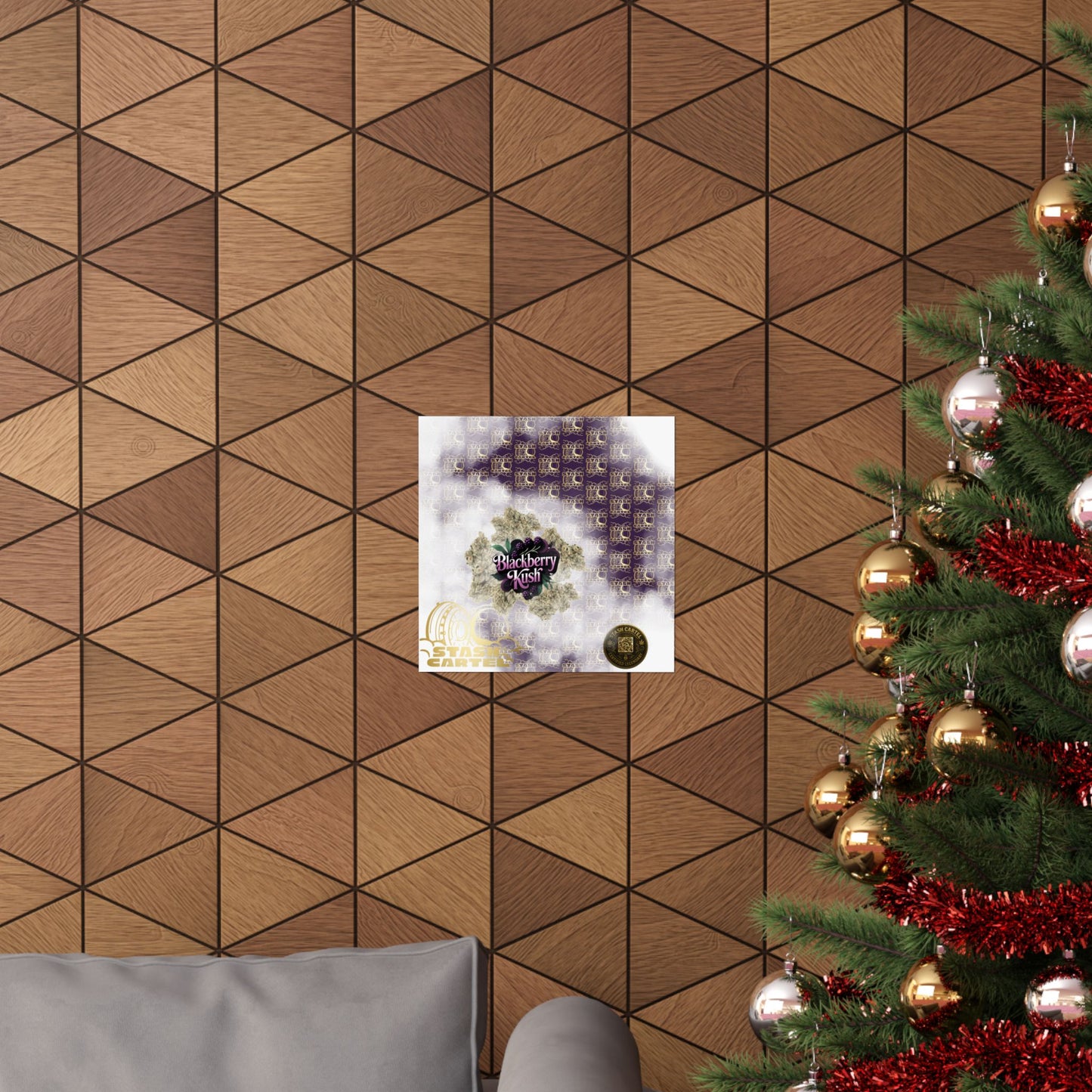 🫐 "Blackberry Kush" Midnight Indica Poster