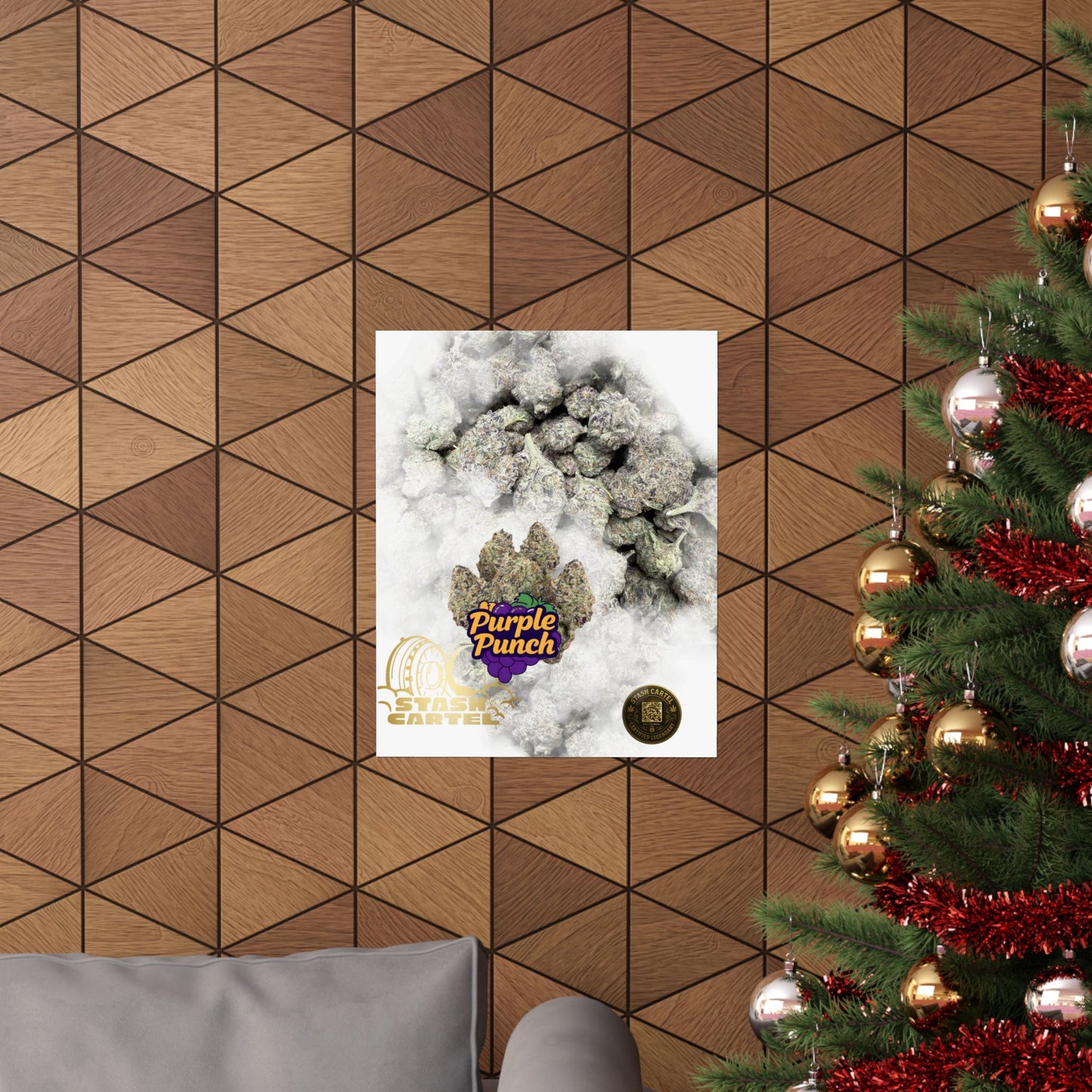 🥊 "Purple Punch" Heavy Indica Flavor Bomb Poster