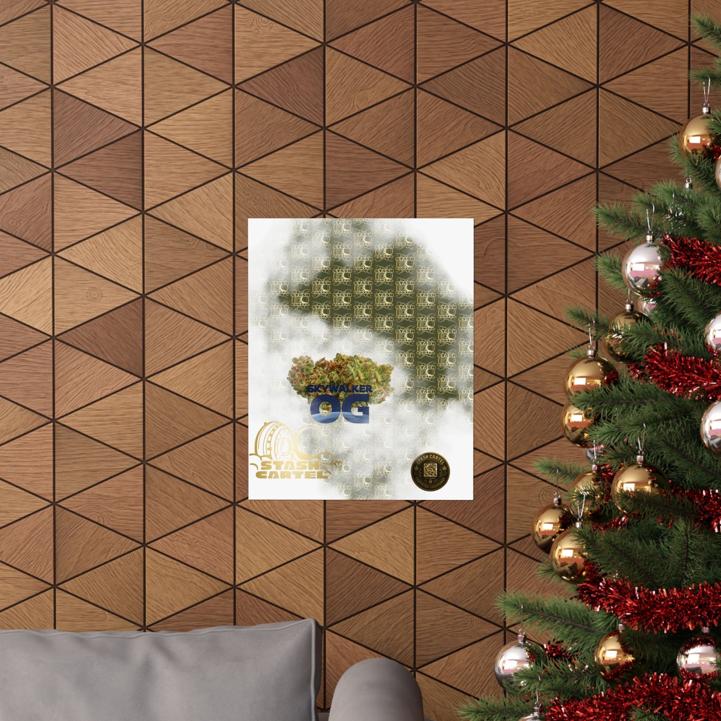 🌌 "Skywalker OG" Galactic Indica-Hybrid Poster