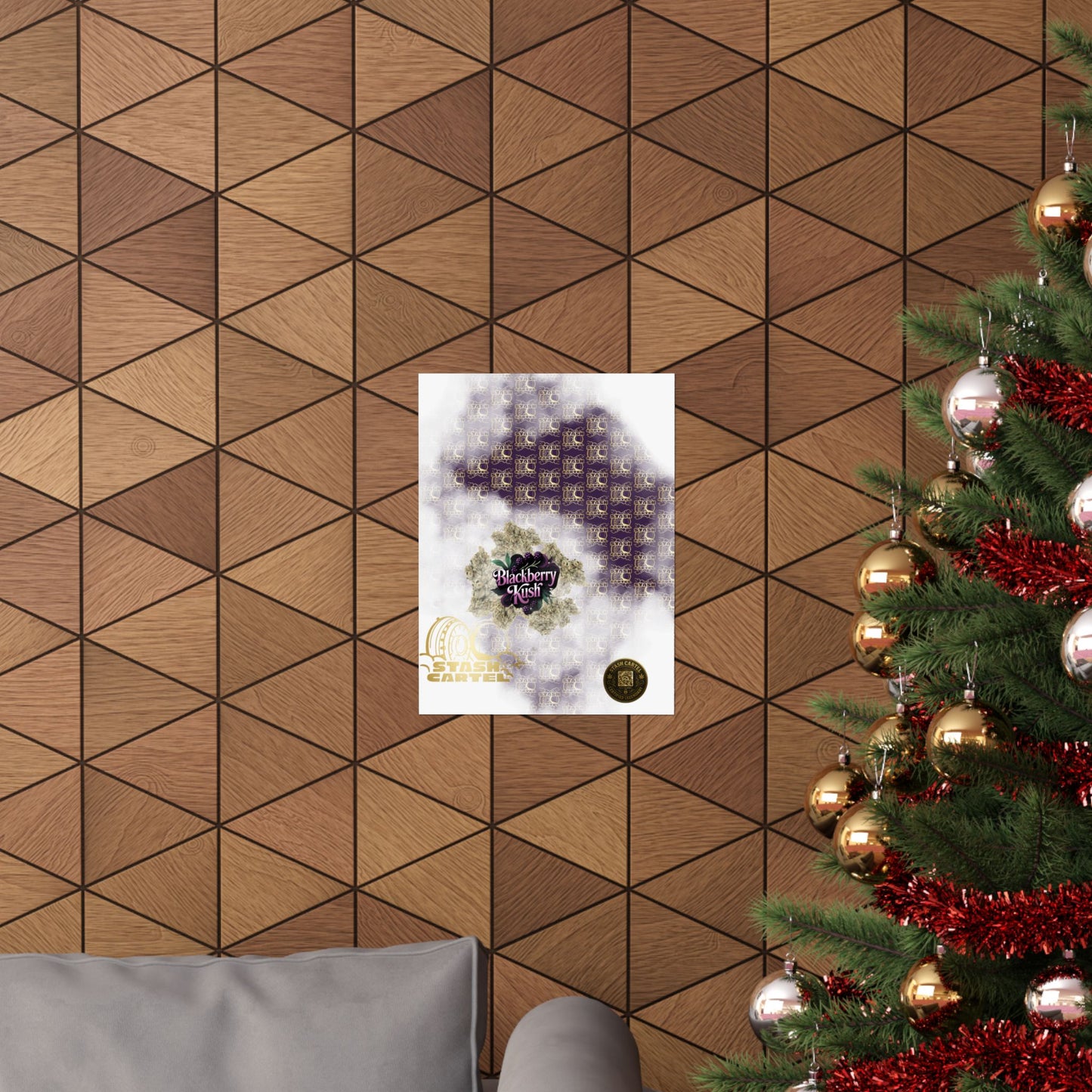 🫐 "Blackberry Kush" Midnight Indica Poster