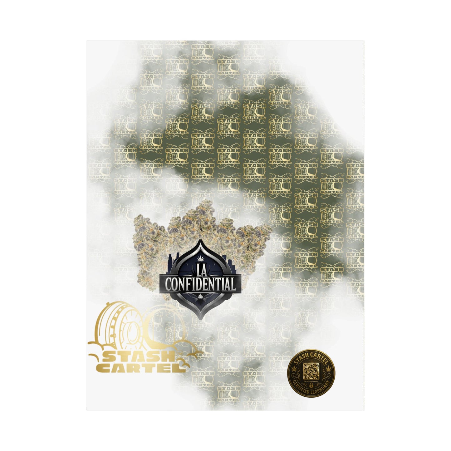 🌲 "LA Confidential" Old-School Kush Indica Poster