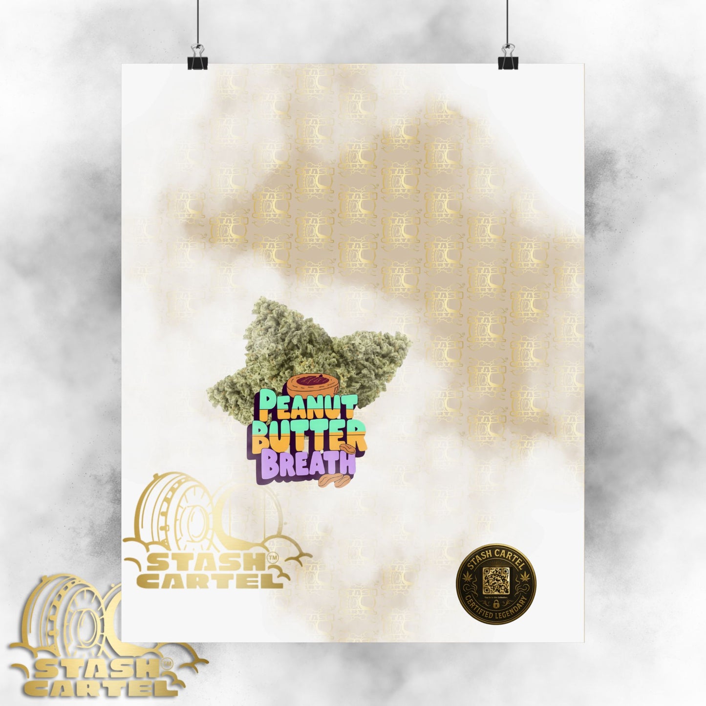 🥜🫁 Peanut Butter Breath Poster – Funky Hybrid Wall Poster for the Flavor Weirdos