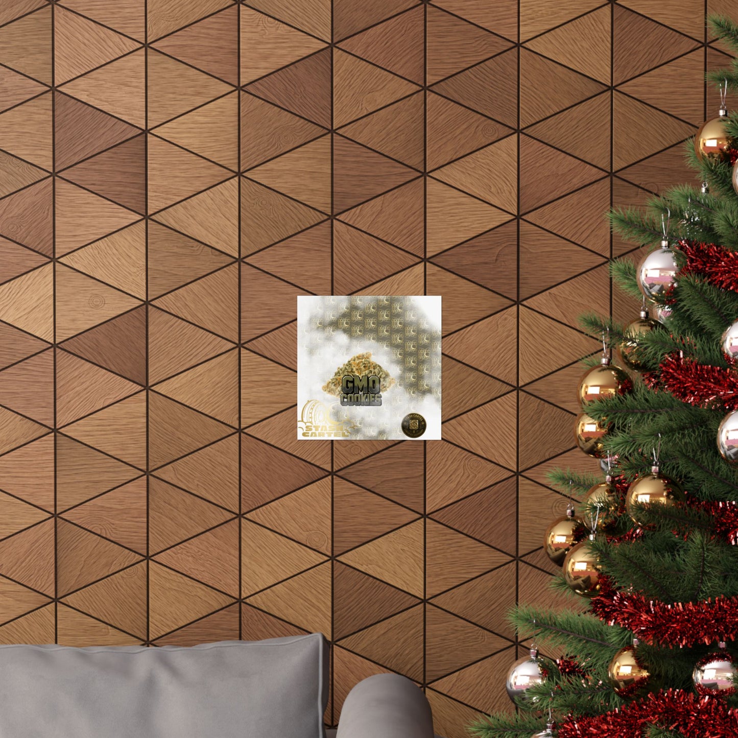 🧄 "GMO Cookies" Heavy-Hitting Indica Gas Poster