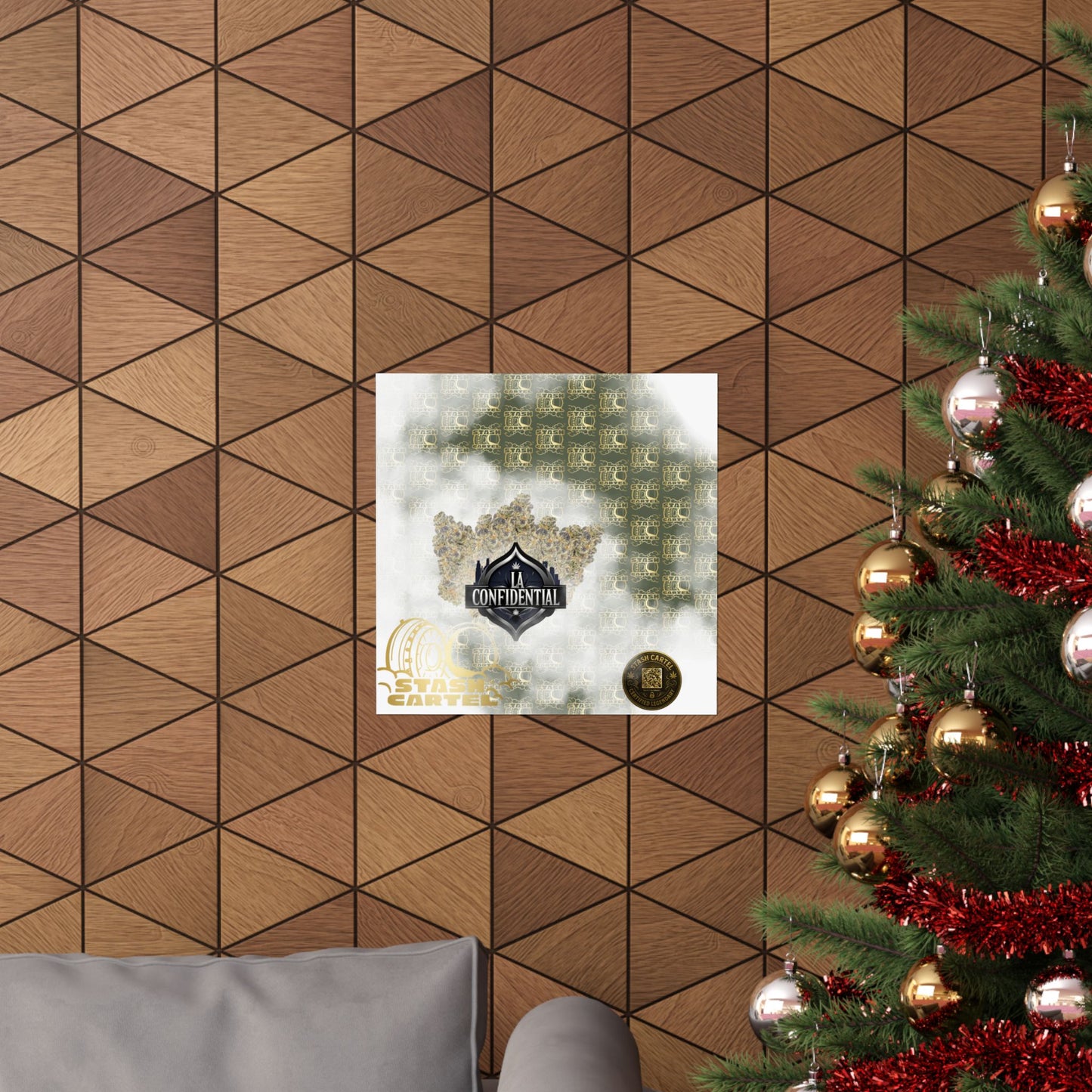 🌲 "LA Confidential" Old-School Kush Indica Poster