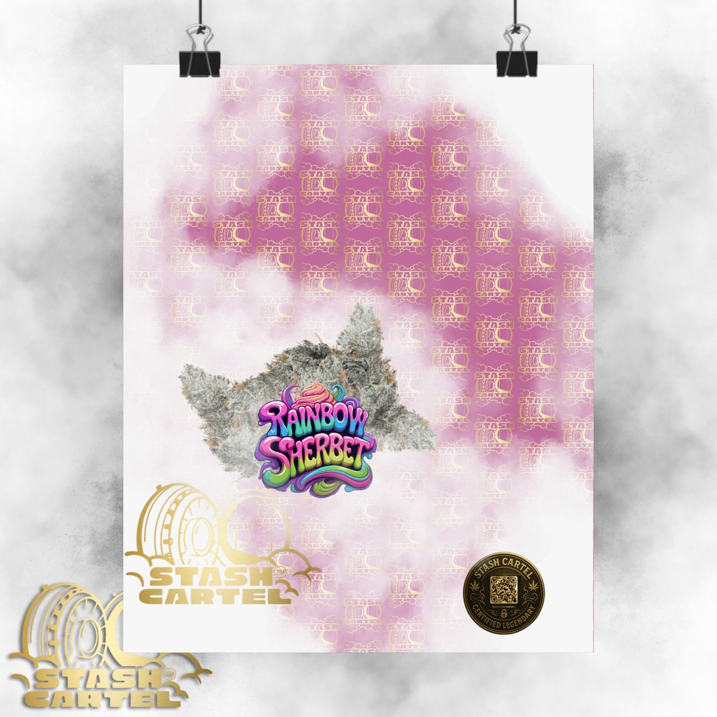 🍧 "Rainbow Sherbet" Fruit-Funk Balanced Hybrid Poster