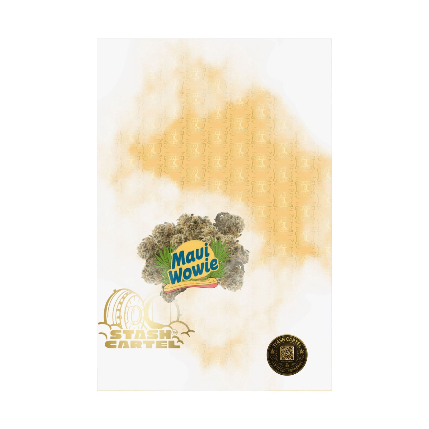 🌴🍍 "Maui Wowie" Sativa Poster – Island Sativa Sunshine