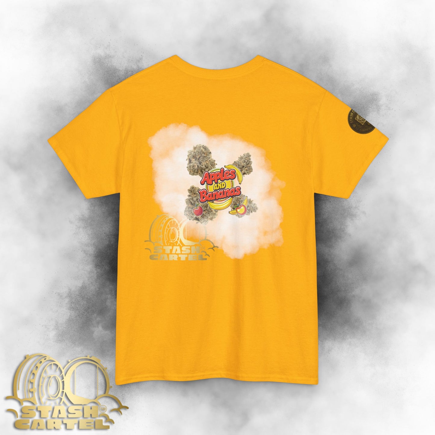 Apples And Bananas Tee – Fruity Funk Hybrid Unisex Cotton Tee