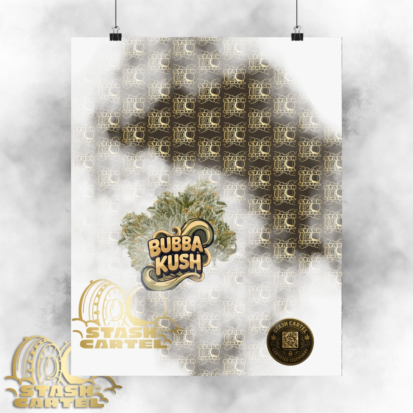 ☕ "Bubba Kush" Classic Nightcap Indica Poster