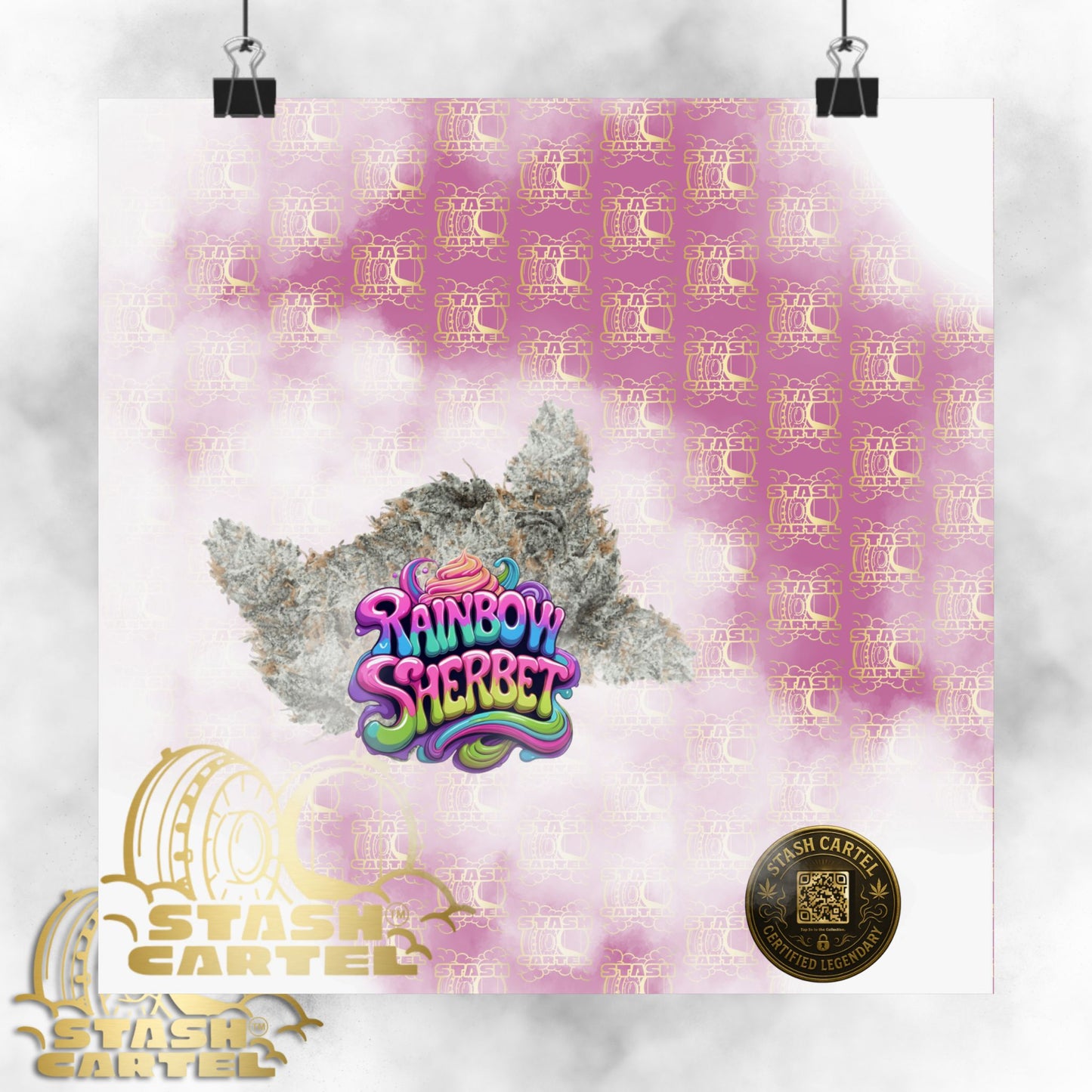 🍧 "Rainbow Sherbet" Fruit-Funk Balanced Hybrid Poster