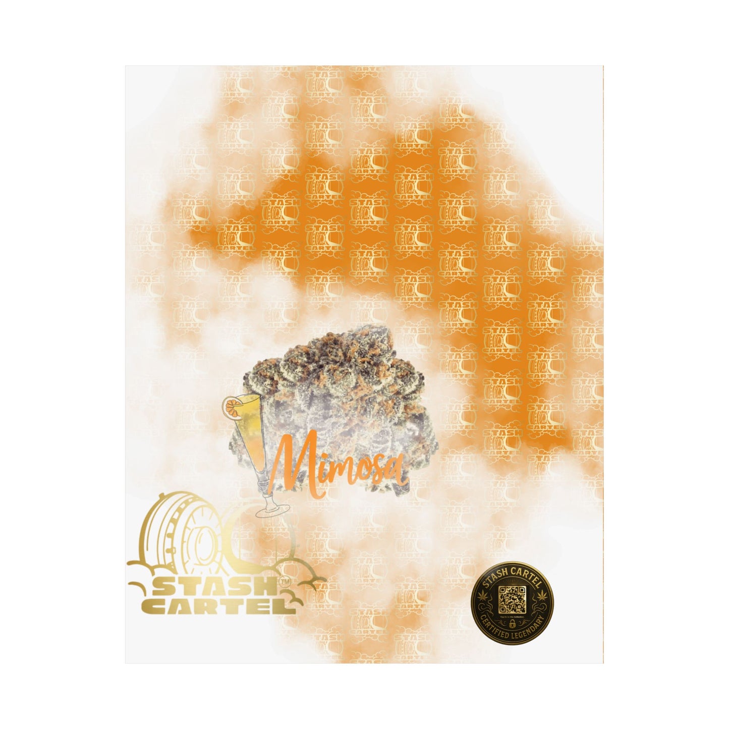 🍾 "Mimosa" Citrus Sunrise Hybrid Poster Art