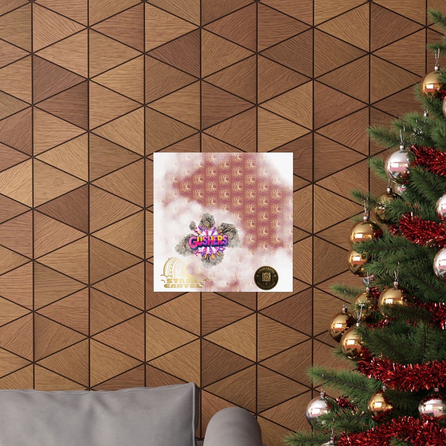 💦🍇 Gushers Poster – Exotic Candy-Indica Hybrid Poster with Creamy Fruit Punch