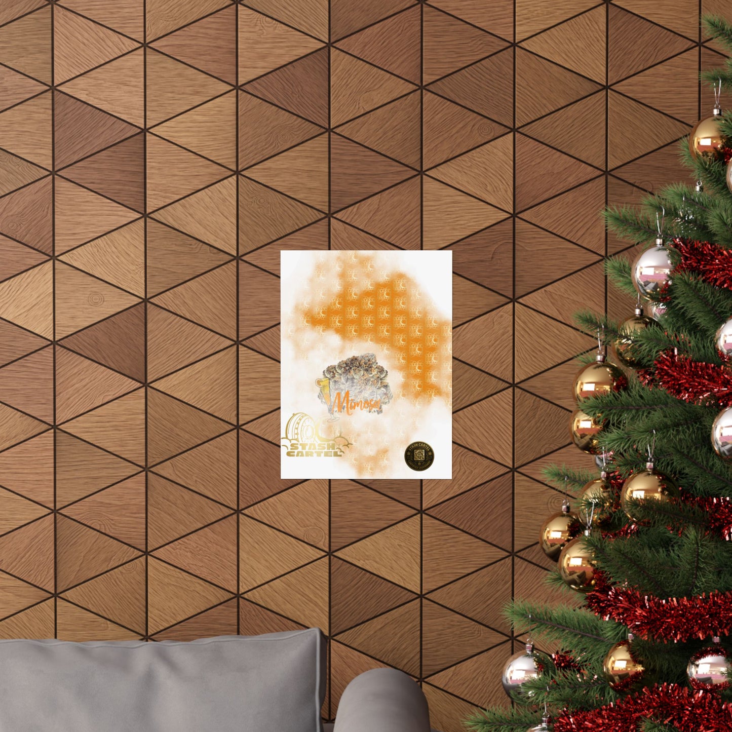 🍾 "Mimosa" Citrus Sunrise Hybrid Poster Art