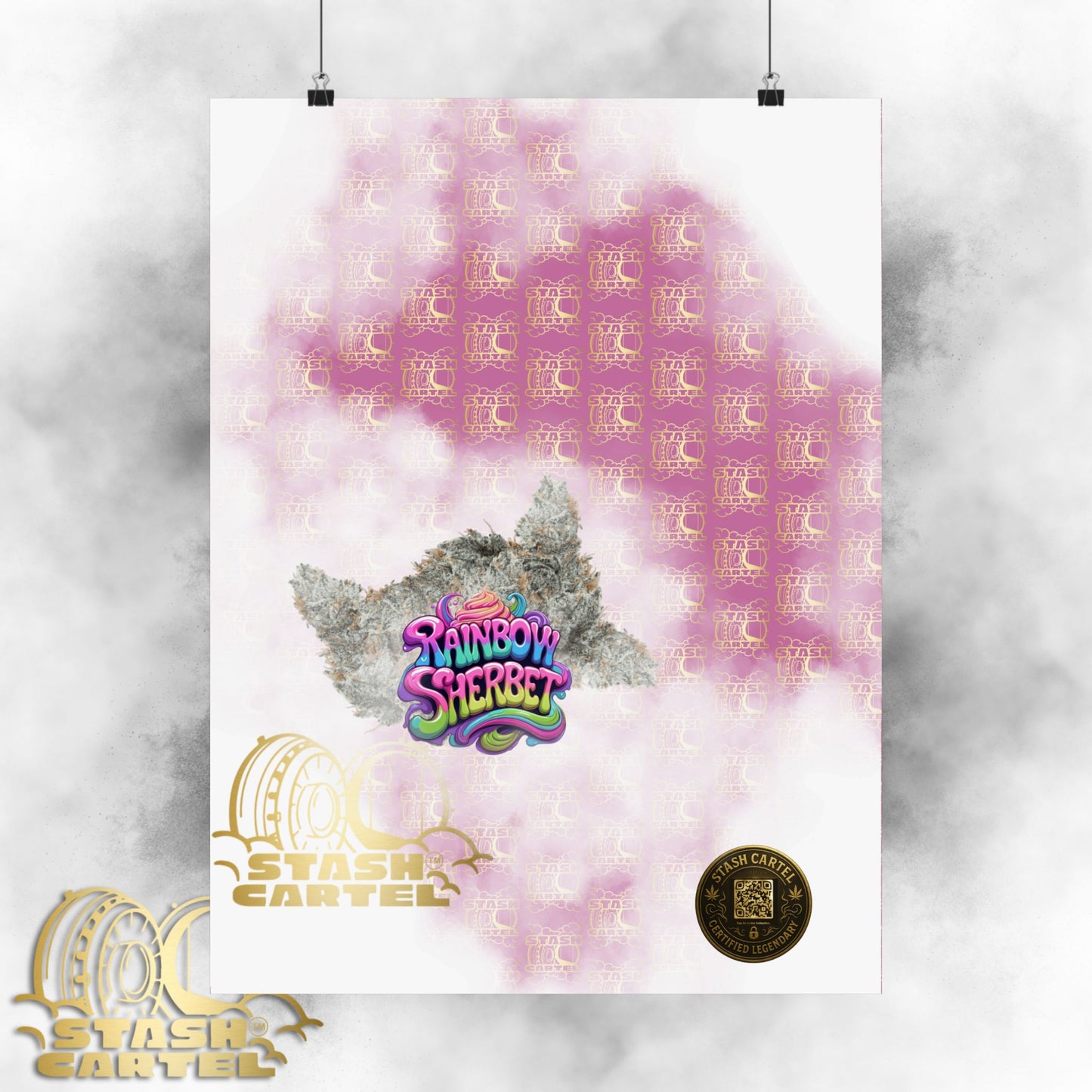 🍧 "Rainbow Sherbet" Fruit-Funk Balanced Hybrid Poster