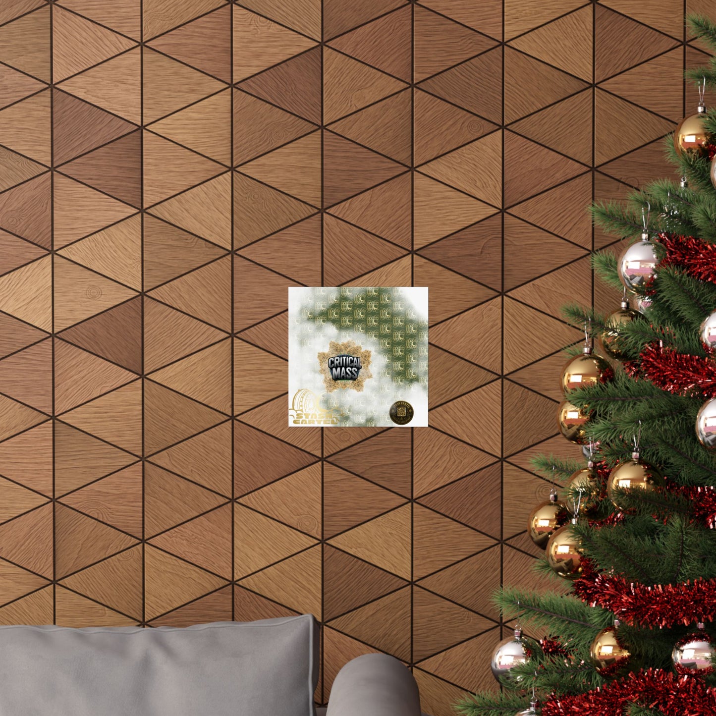 💥 "Critical Mass" Couch-Lock Indica Poster