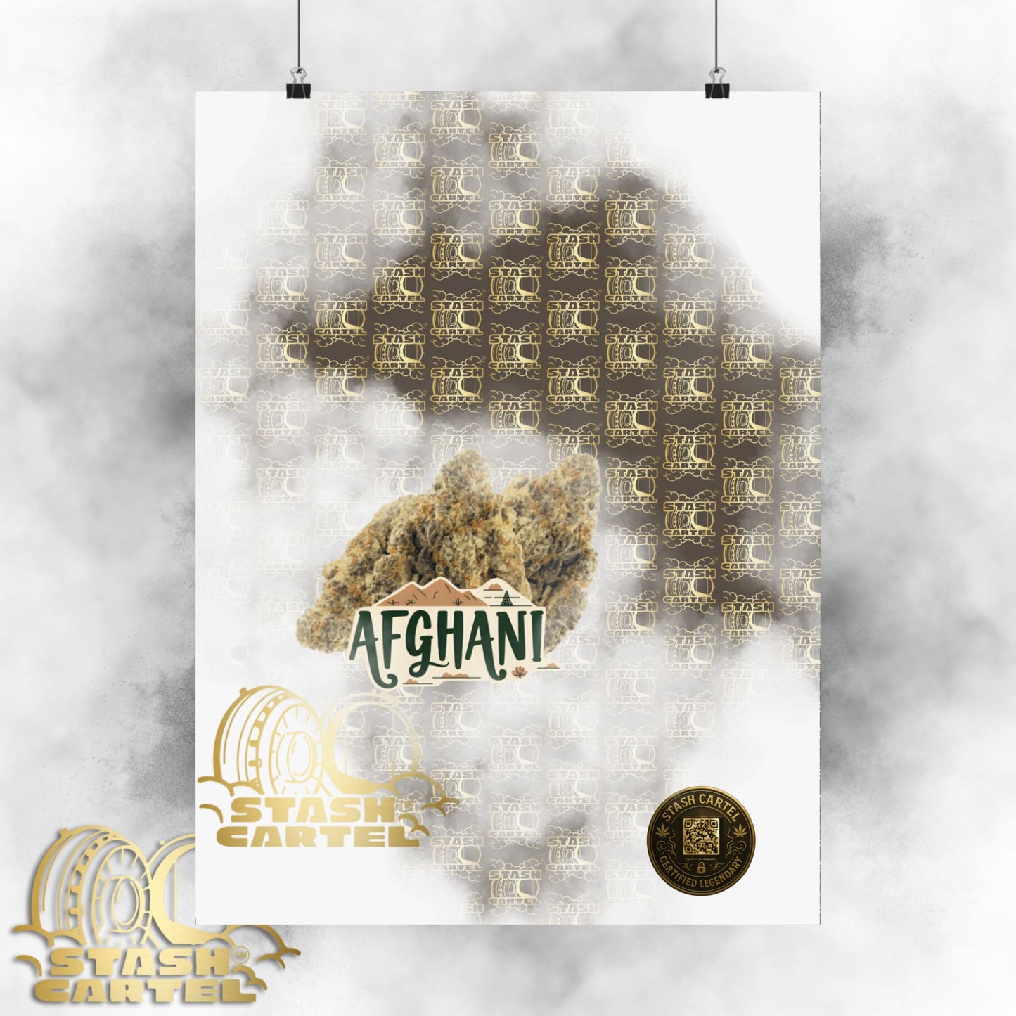 🧿 "Afghani" Landrace Indica Heritage Poster