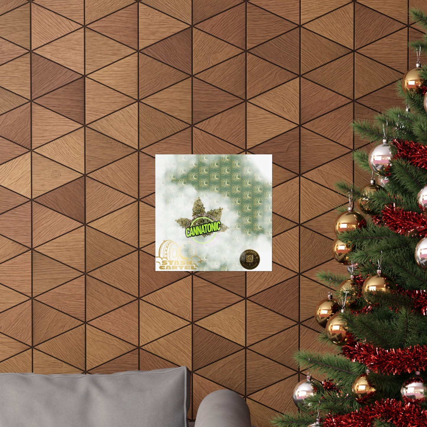 🧘‍♀️🌿 Cannatonic Poster – High-CBD Hybrid Wall Art for Calm, Clear-Headed Wellness