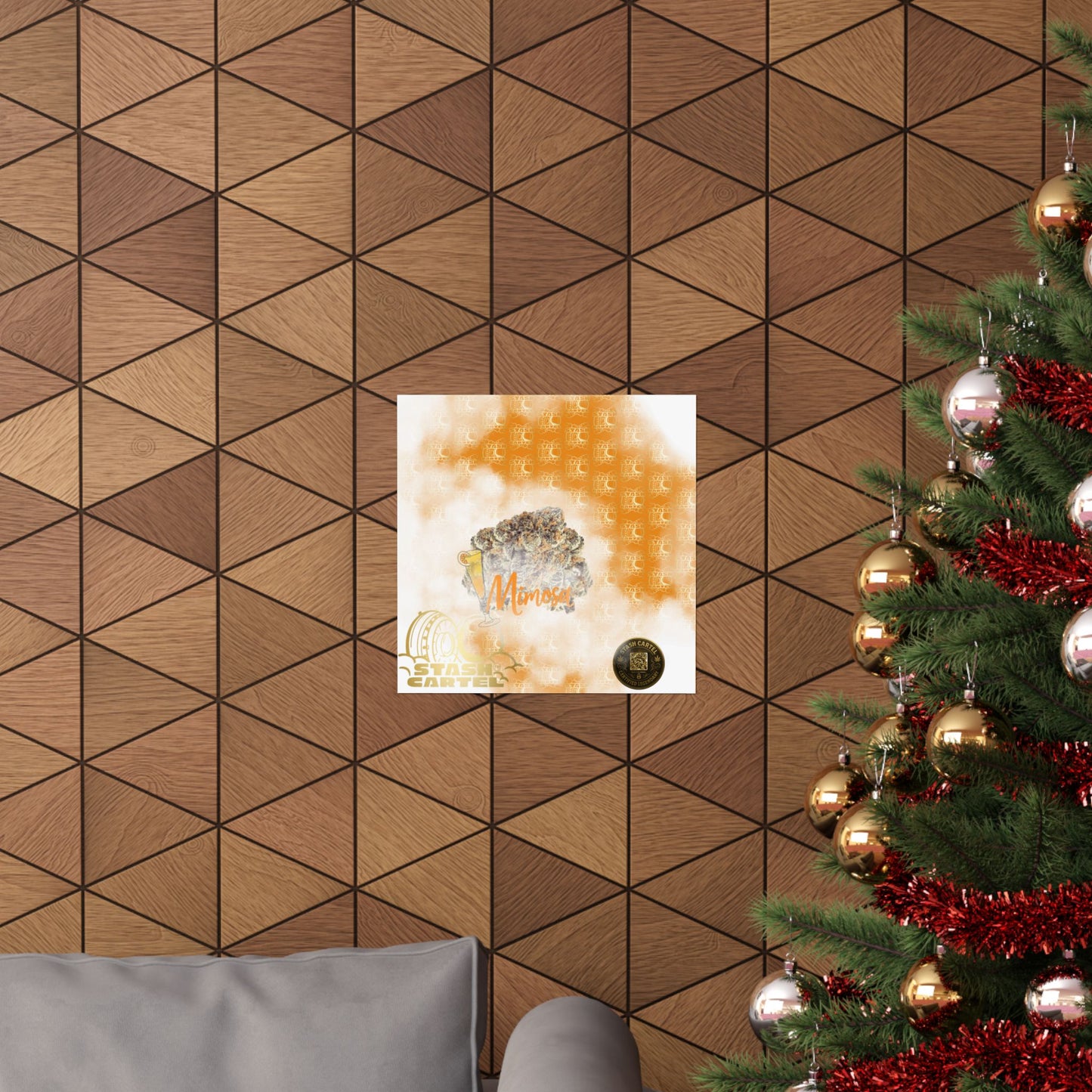 🍾 "Mimosa" Citrus Sunrise Hybrid Poster Art