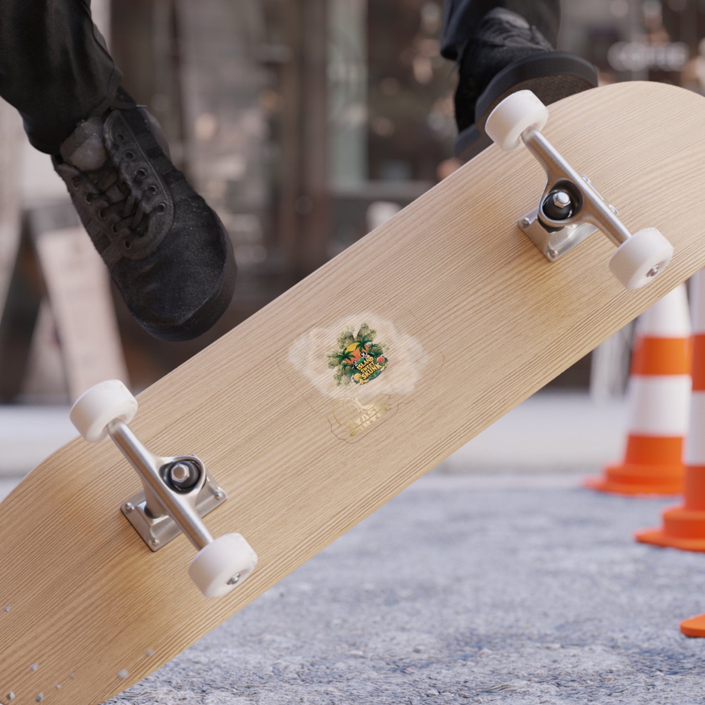 Island Sweet Skunk Transparent Outdoor Sticker – Cannabis Culture Merch