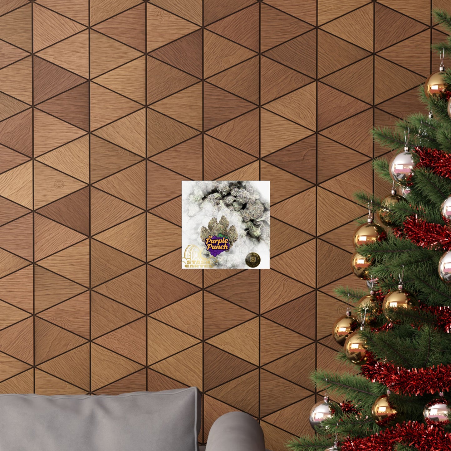 🥊 "Purple Punch" Heavy Indica Flavor Bomb Poster