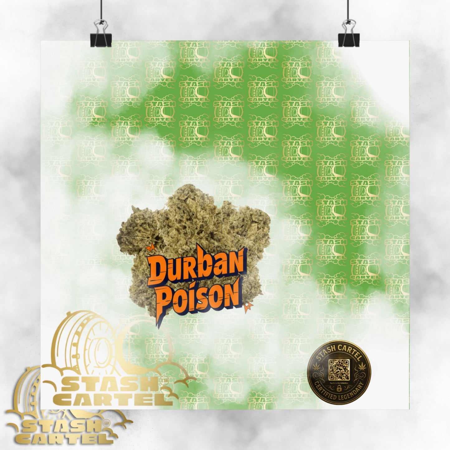 🌍 "Durban Poison" Pure Sativa Landrace Poster
