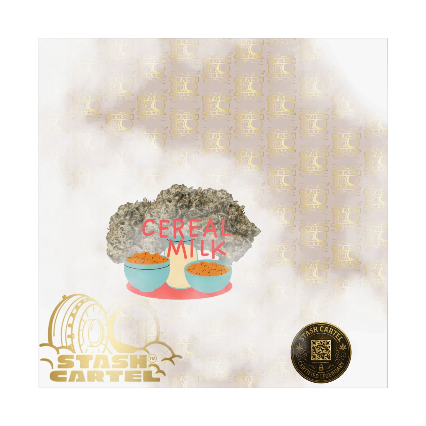 🥣🫧 "Cereal Milk" Hybrid Poster – Fruity Bowl of Terps