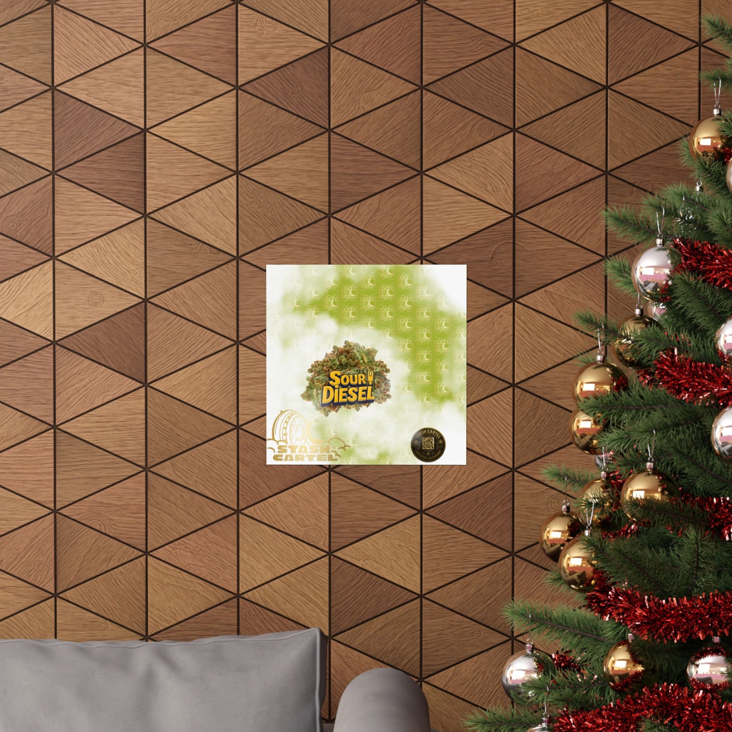 ⚡ "Sour Diesel" Electric Sativa Drip Poster