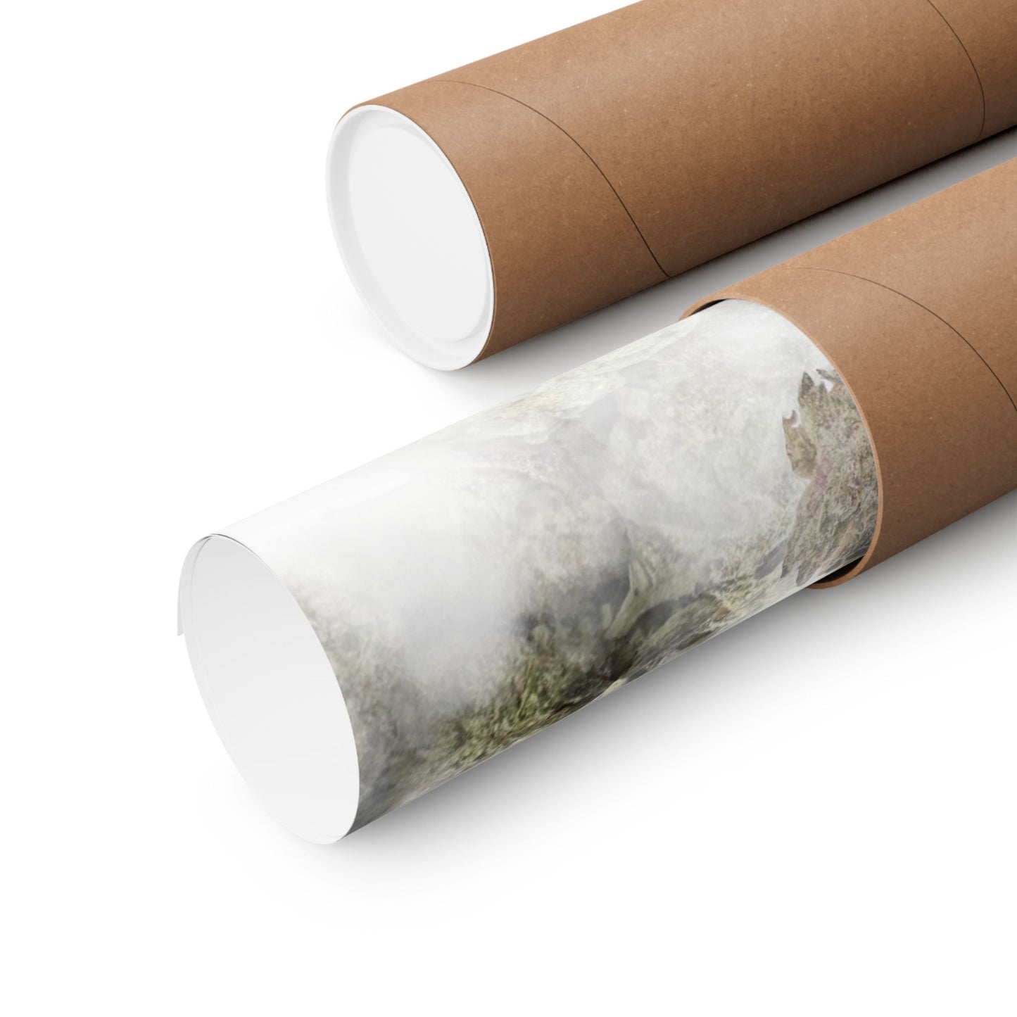 🌬️ "Gush Mintz" Hybrid Poster Print – Ice-Cold Cannabis Wall Art with Minty Drip