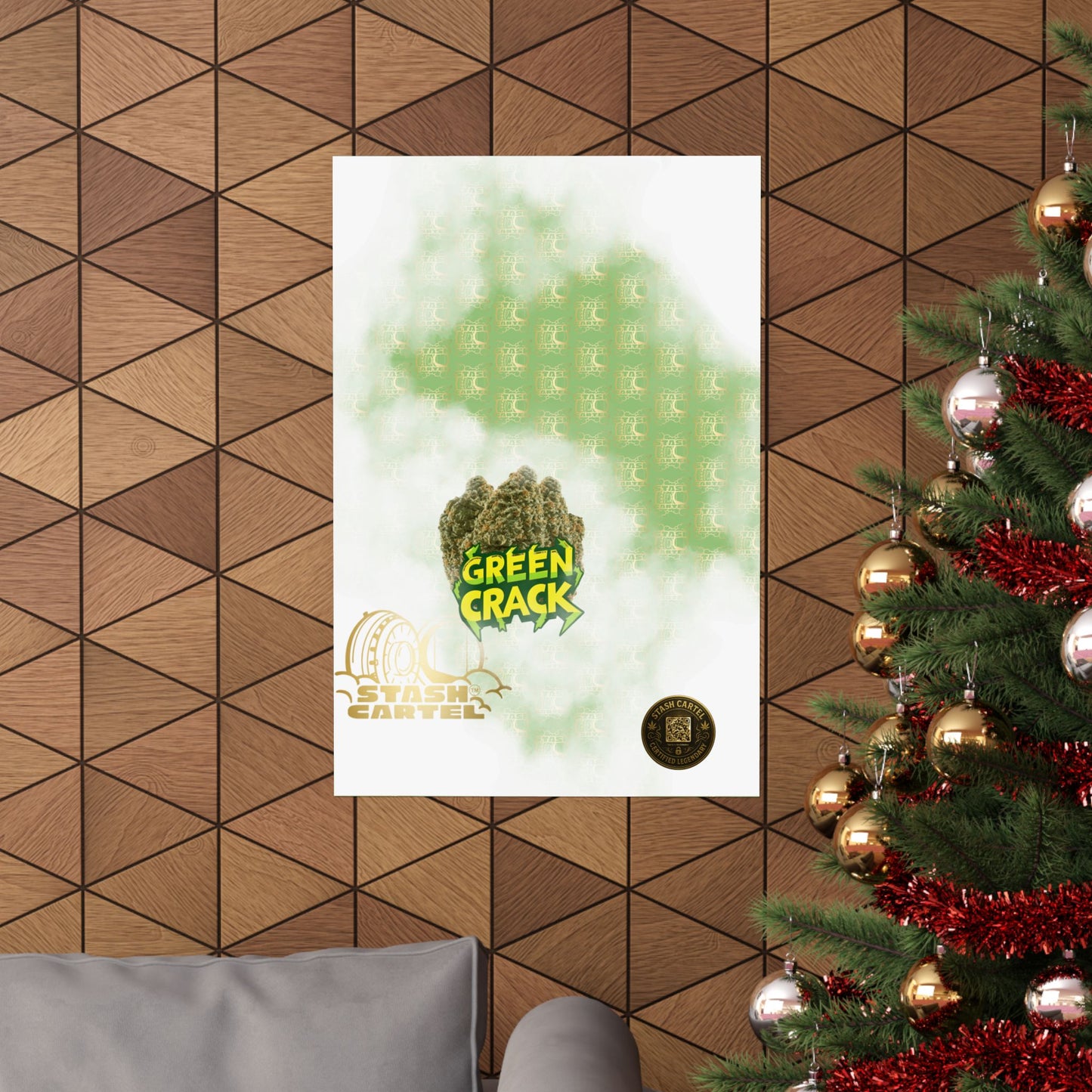 ⚡ "Green Crack" High-Energy Sativa Poster Print