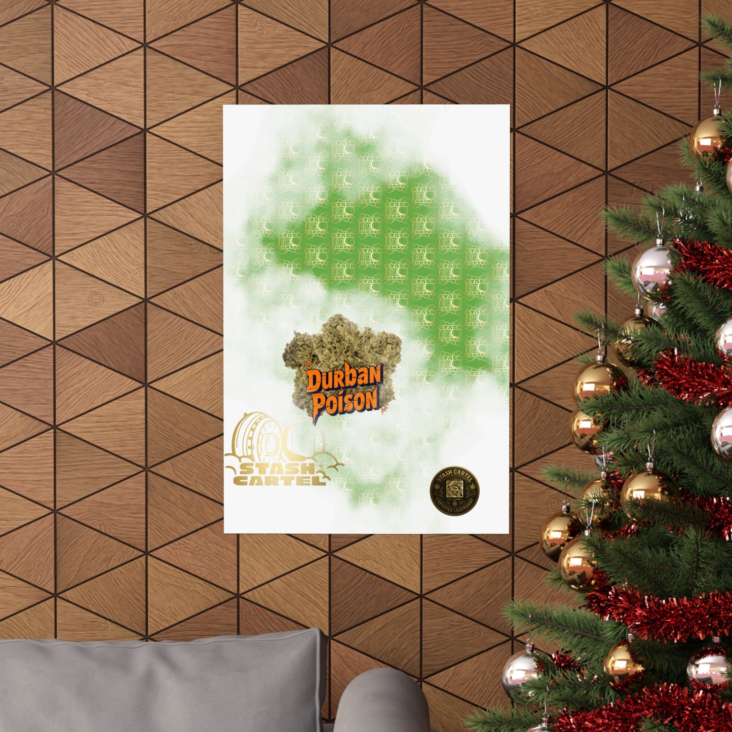 🌍 "Durban Poison" Pure Sativa Landrace Poster