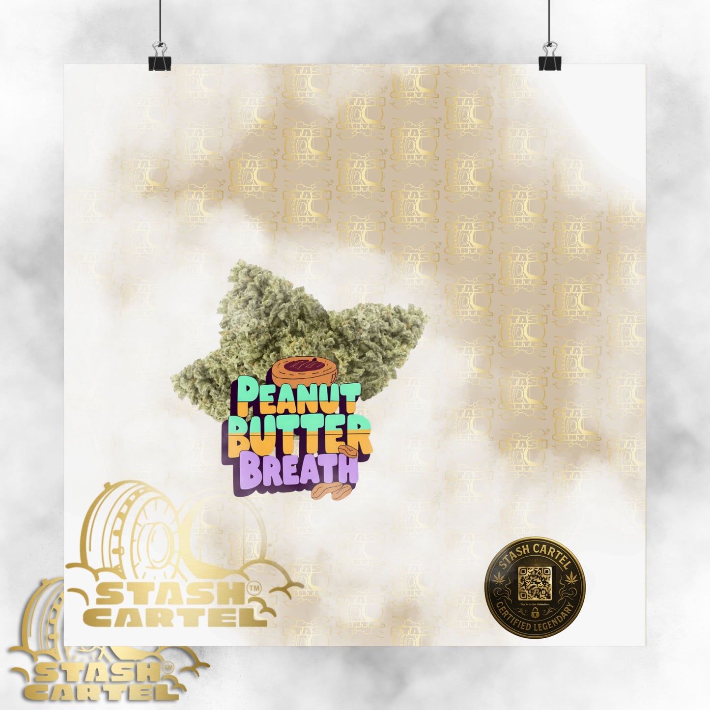 🥜🫁 Peanut Butter Breath Poster – Funky Hybrid Wall Poster for the Flavor Weirdos