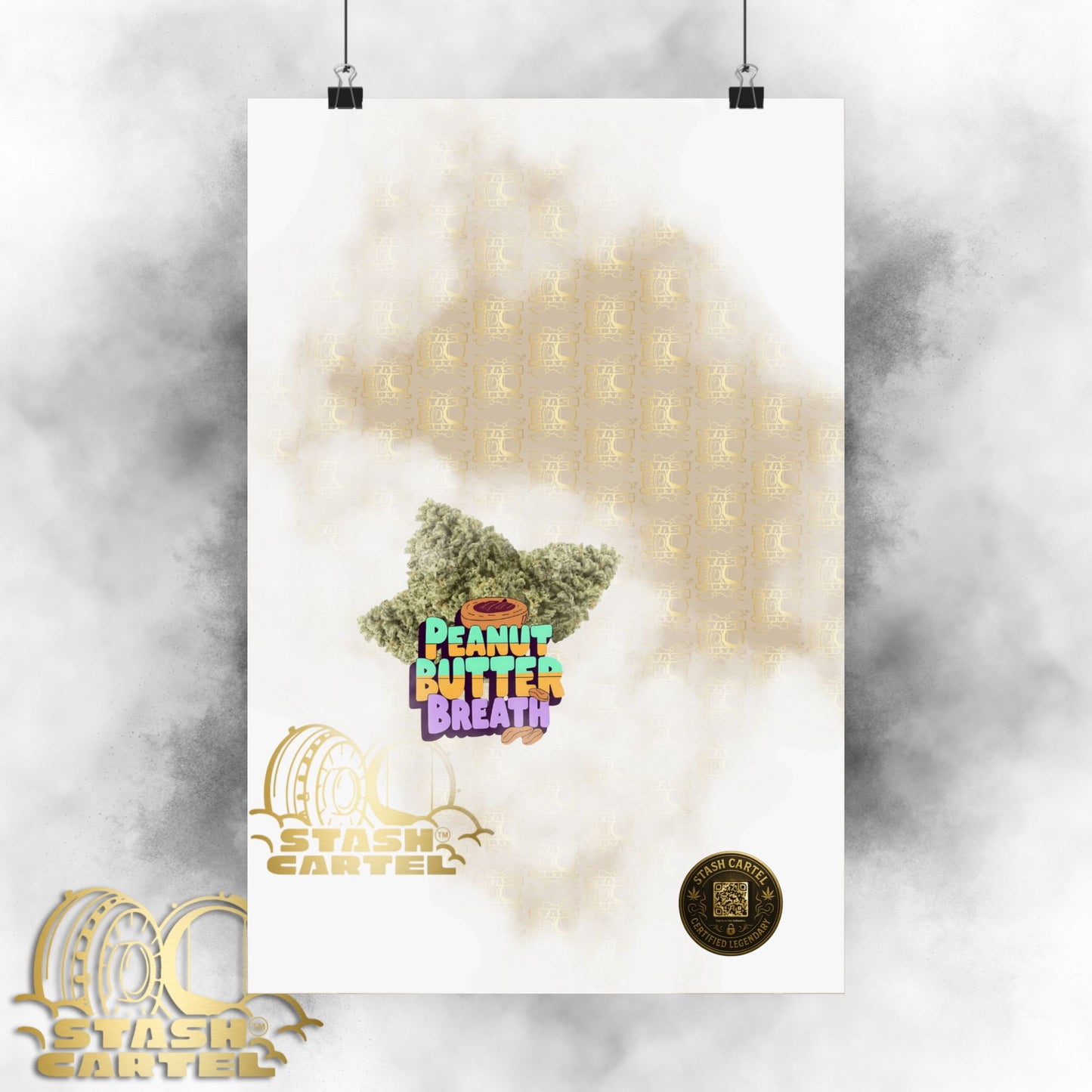 🥜🫁 Peanut Butter Breath Poster – Funky Hybrid Wall Poster for the Flavor Weirdos