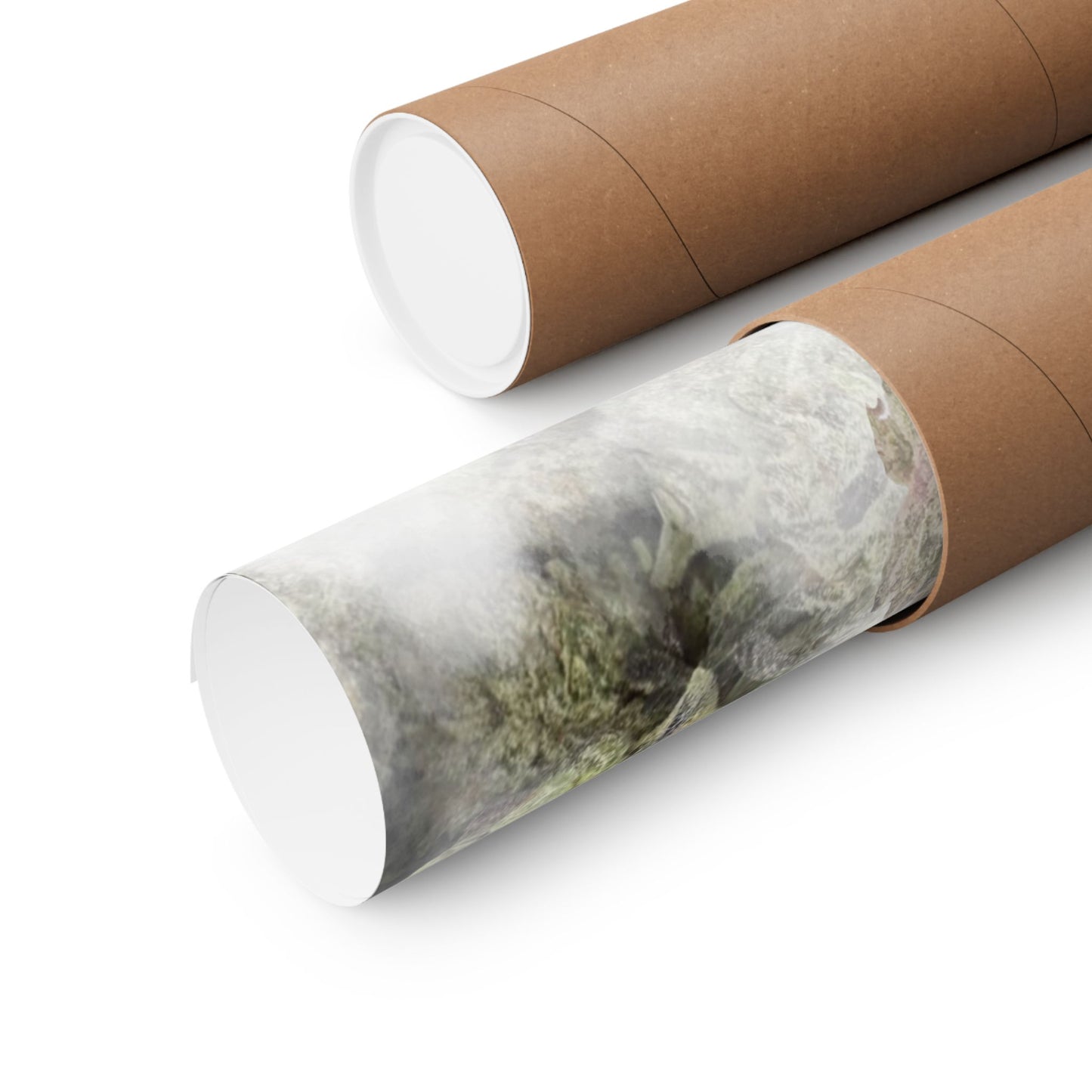 🌬️ "Gush Mintz" Hybrid Poster Print – Ice-Cold Cannabis Wall Art with Minty Drip