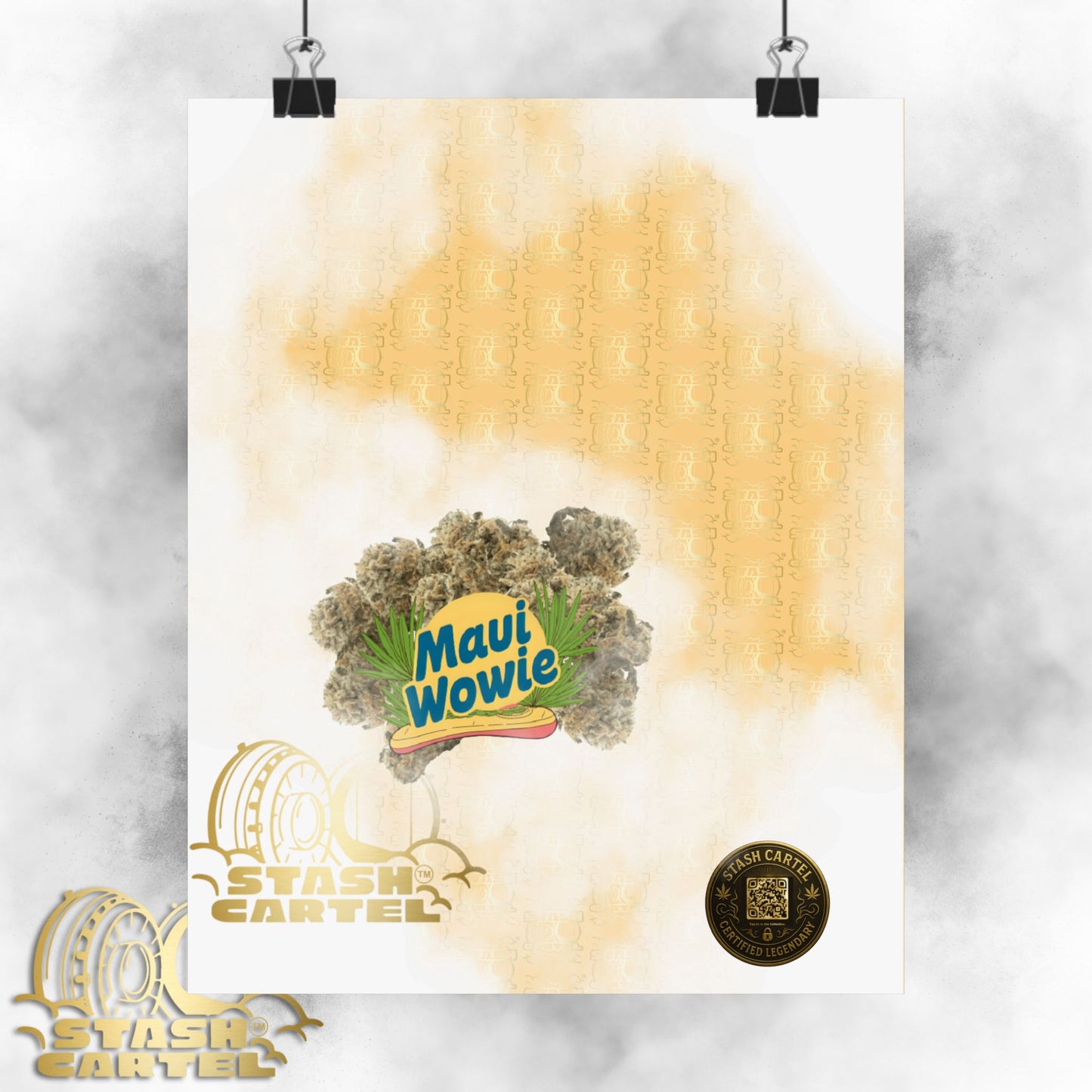 🌴🍍 "Maui Wowie" Sativa Poster – Island Sativa Sunshine