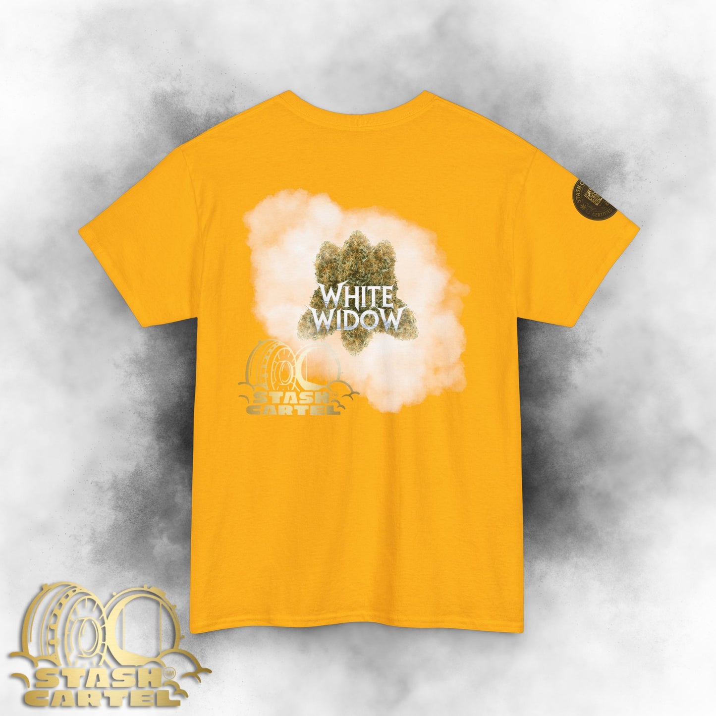 White Widow Tee – Frosted Hybrid Knockout Unisex Heavy Cotton Tee