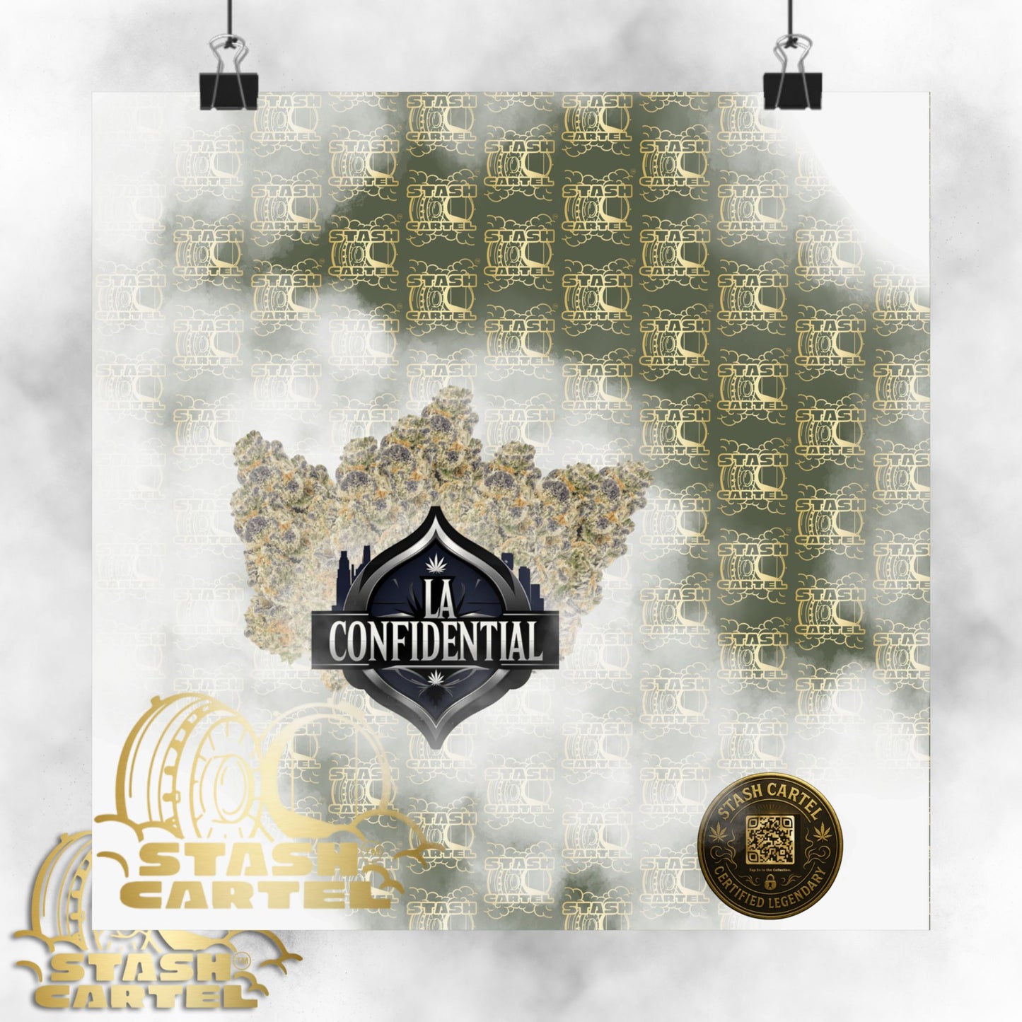 🌲 "LA Confidential" Old-School Kush Indica Poster