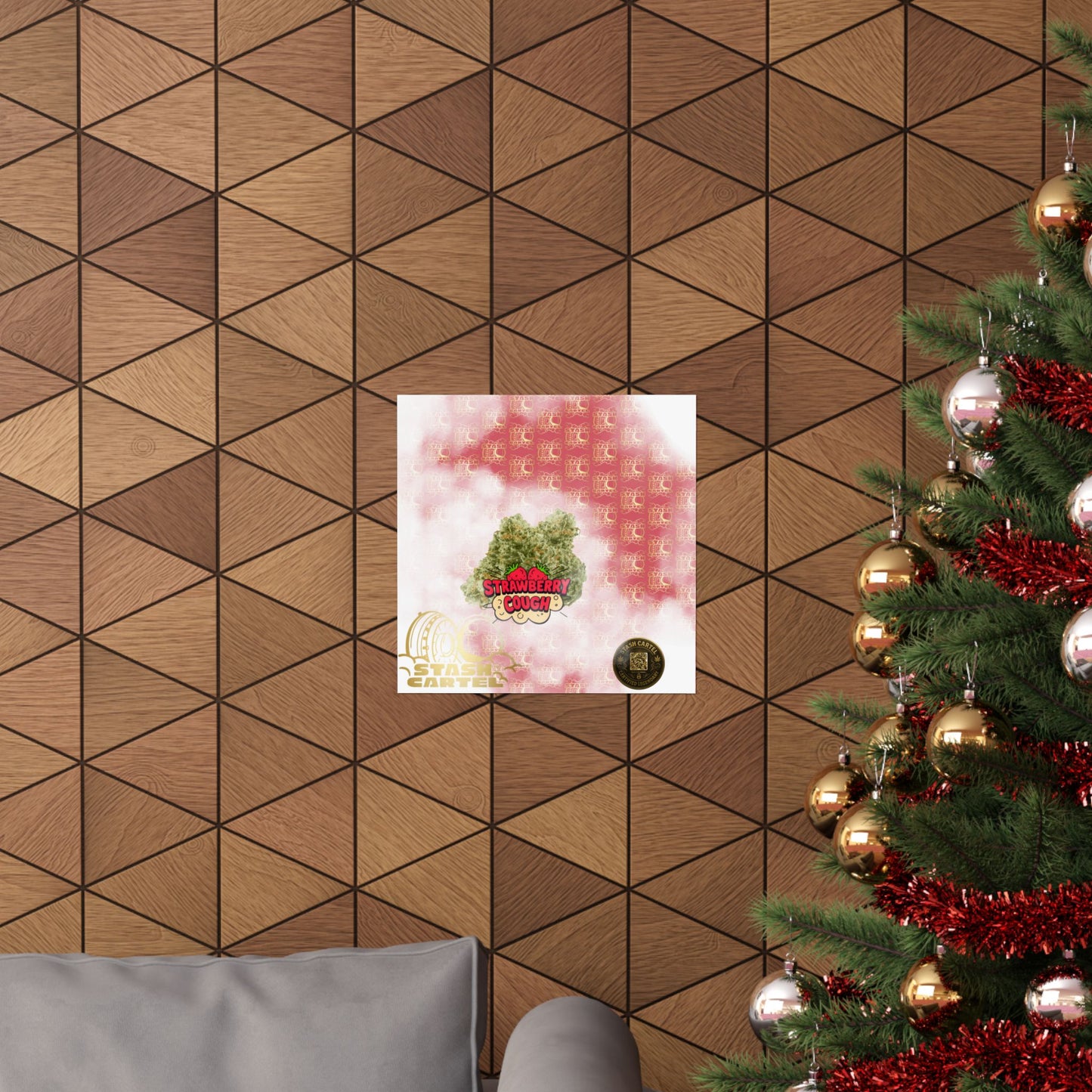 🍓 "Strawberry Cough" Skunky Sativa Poster