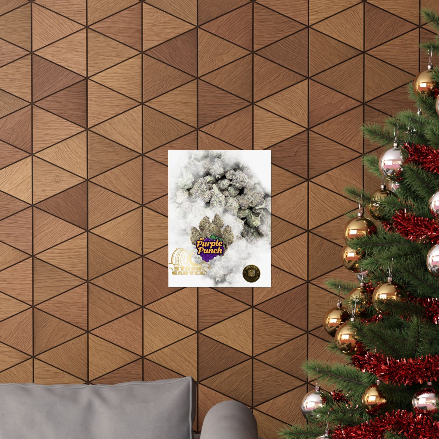 🥊 "Purple Punch" Heavy Indica Flavor Bomb Poster