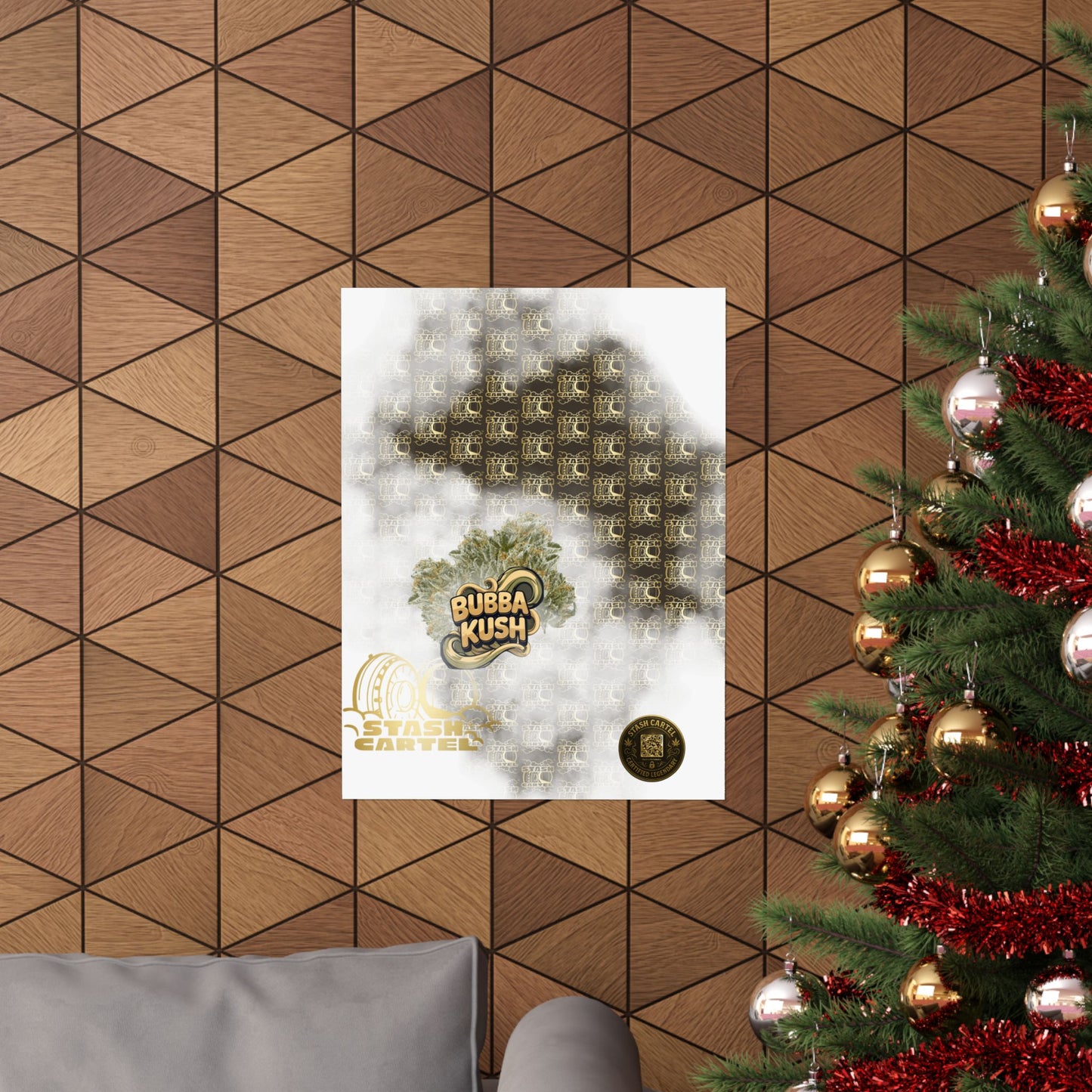 ☕ "Bubba Kush" Classic Nightcap Indica Poster