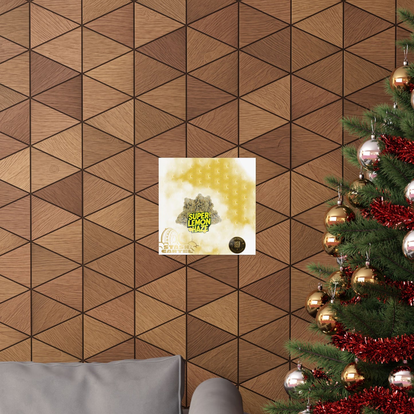 🍋 "Super Lemon Haze" Electric Citrus Sativa Poster