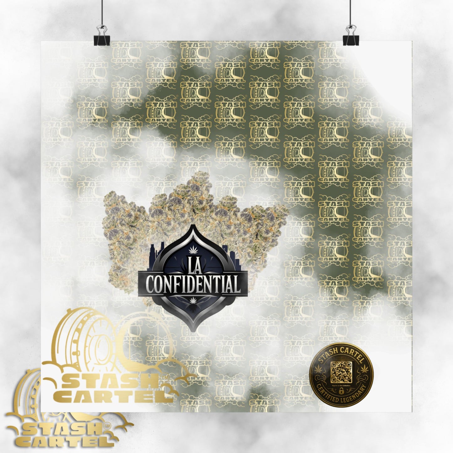 🌲 "LA Confidential" Old-School Kush Indica Poster