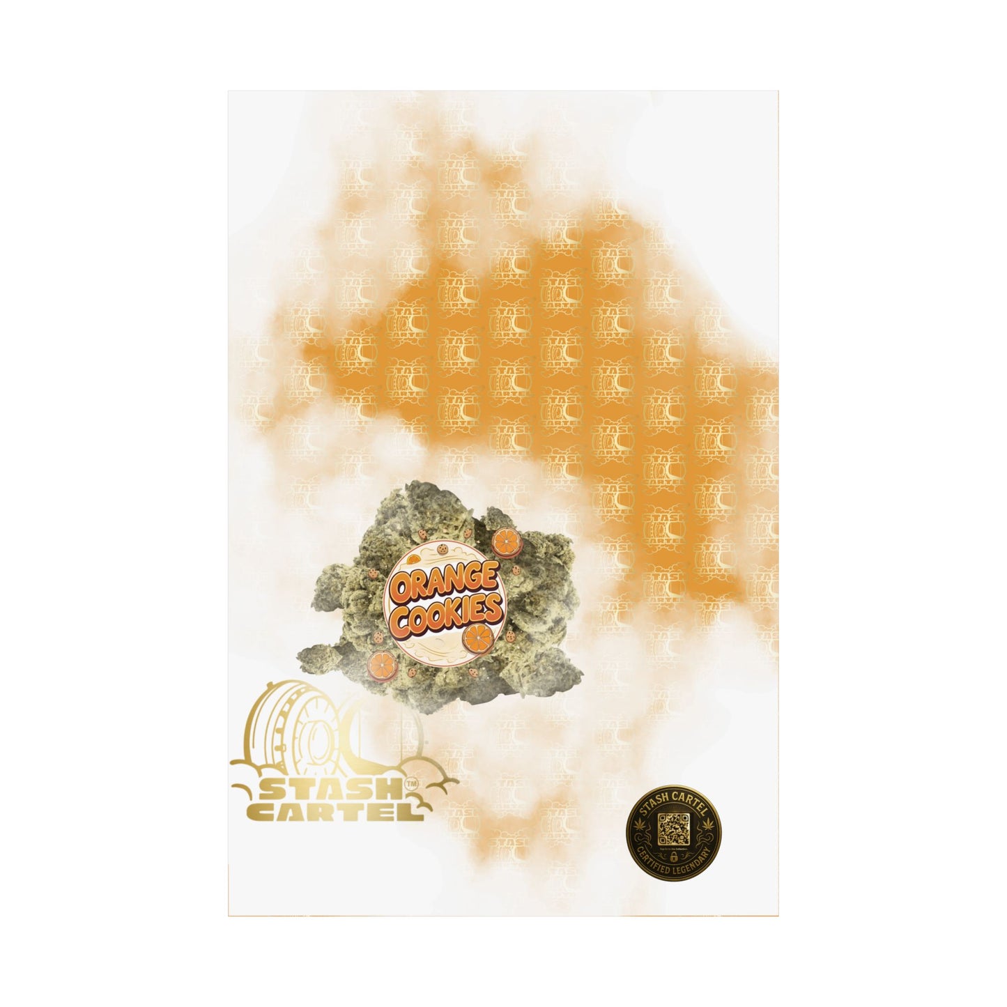🍊🍪 Orange Cookies Poster – Zesty Cookie Gas Hybrid Poster with Citrus Burst