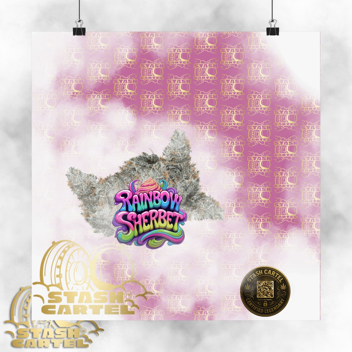 🍧 "Rainbow Sherbet" Fruit-Funk Balanced Hybrid Poster