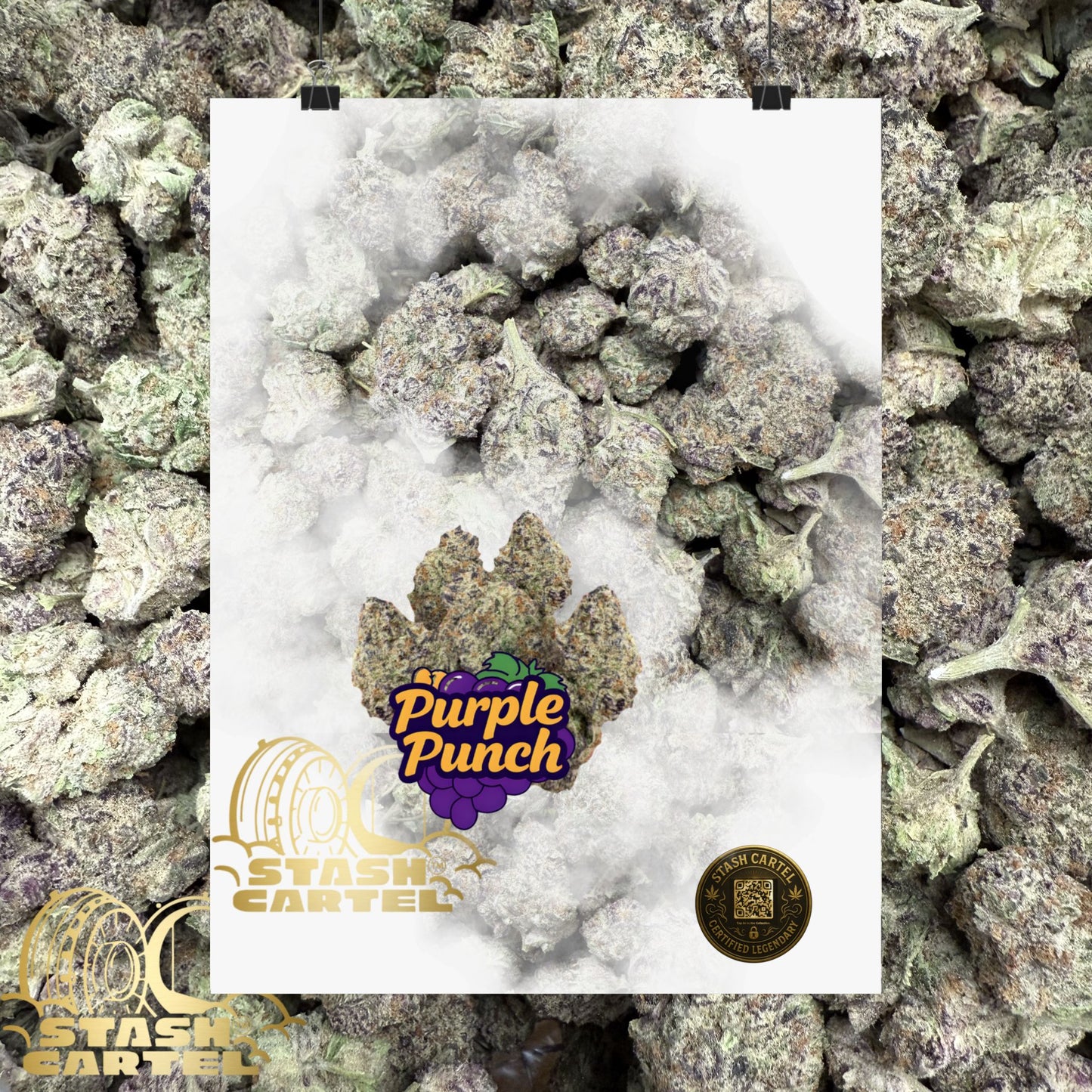 🥊 "Purple Punch" Heavy Indica Flavor Bomb Poster
