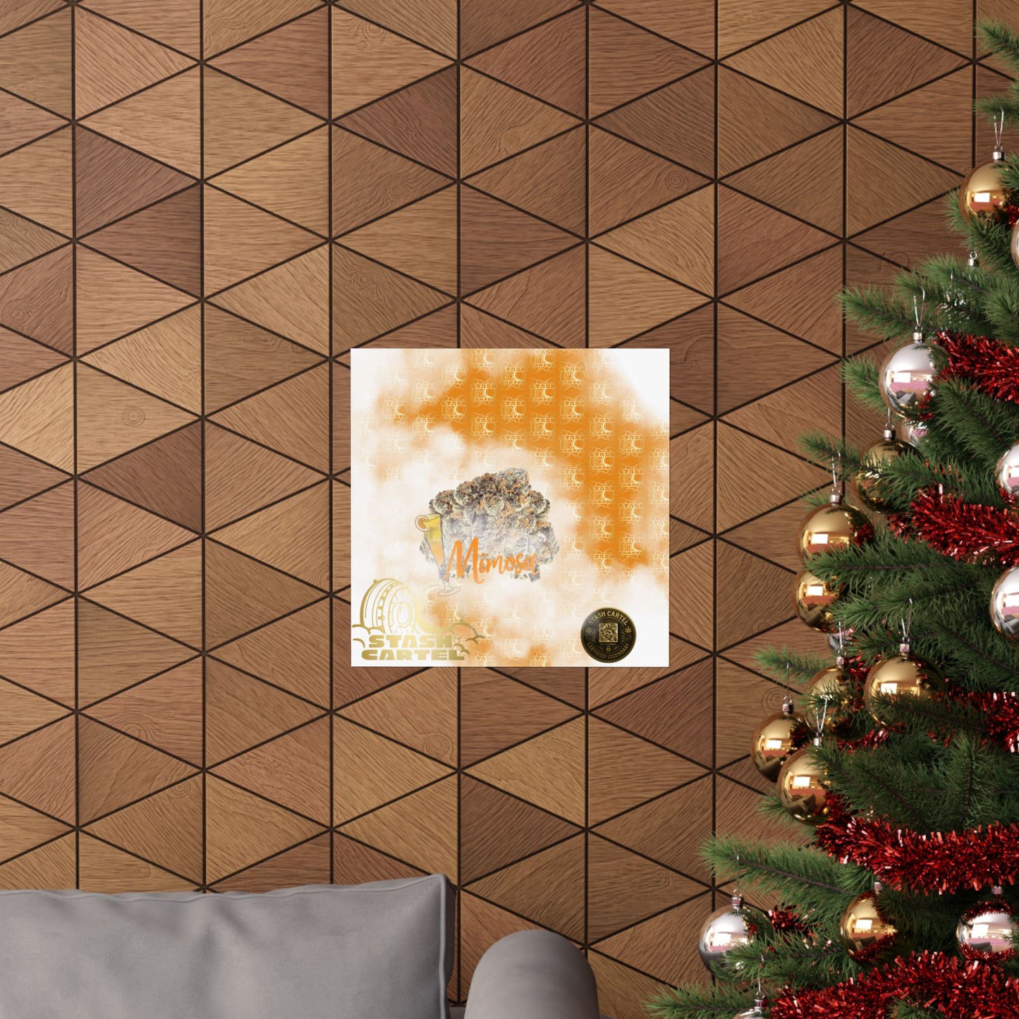 🍾 "Mimosa" Citrus Sunrise Hybrid Poster Art